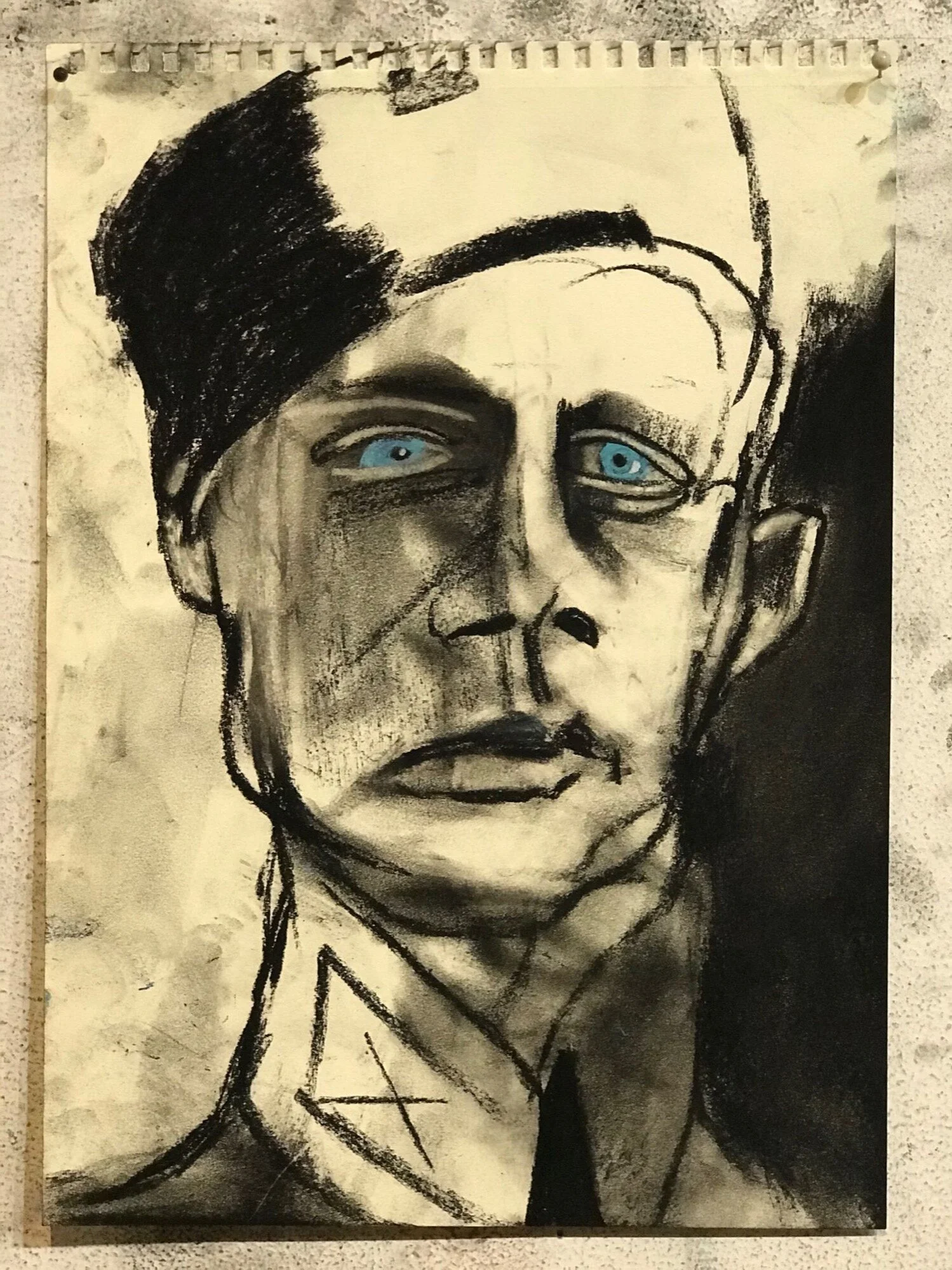 Greg Klassen 
 Oleg Borisovich Rebrov , 2020 
pastel and charcoal on paper 
12 x 9 in  (30.5 x 22.9 cm) 
IN8511