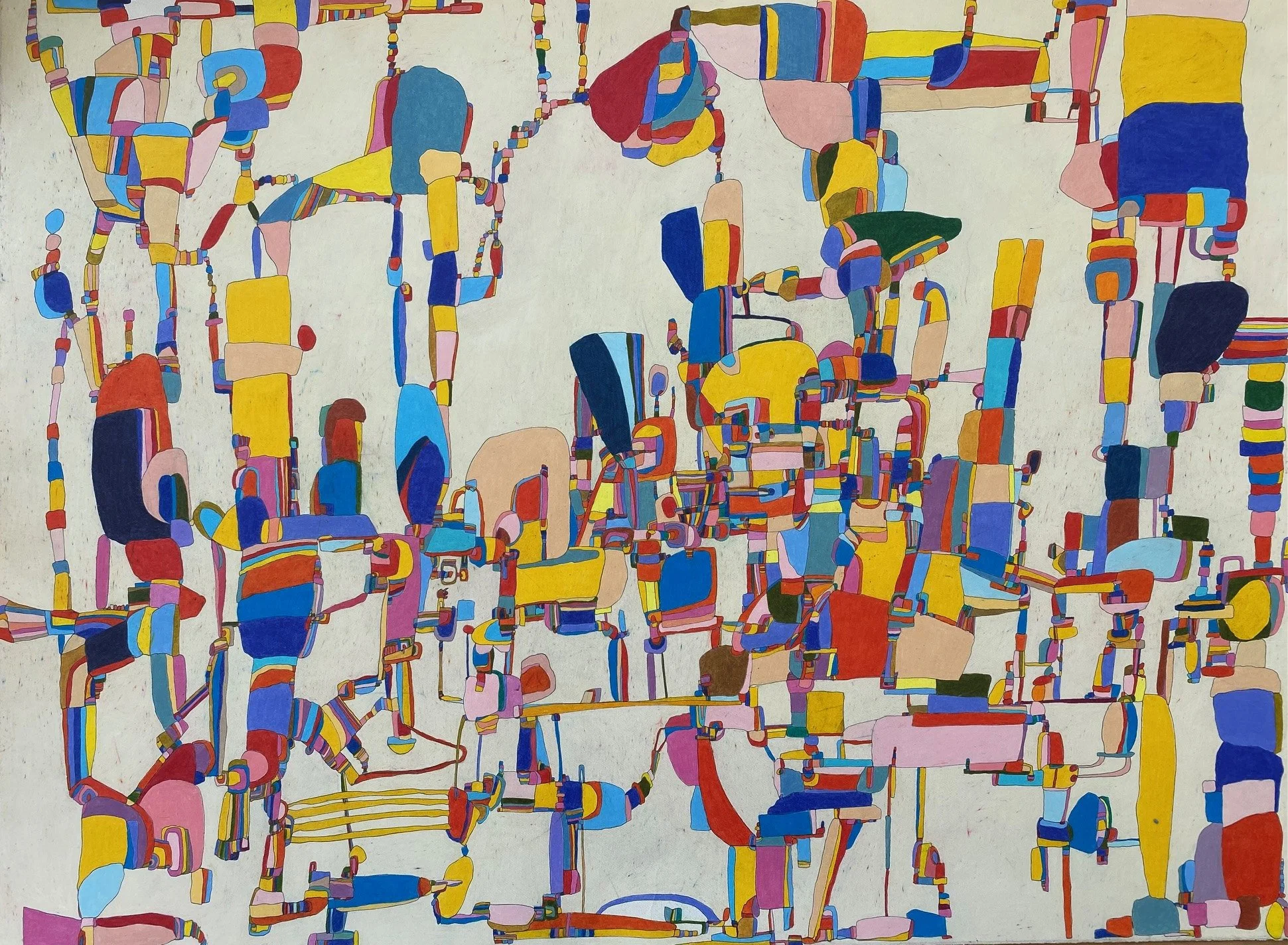 Lindsey Rome 
 Stim 60 , 2023 
mixed media on paper 
22 x 30 in  (55.9 x 76.2 cm) + Frame 
IN9159