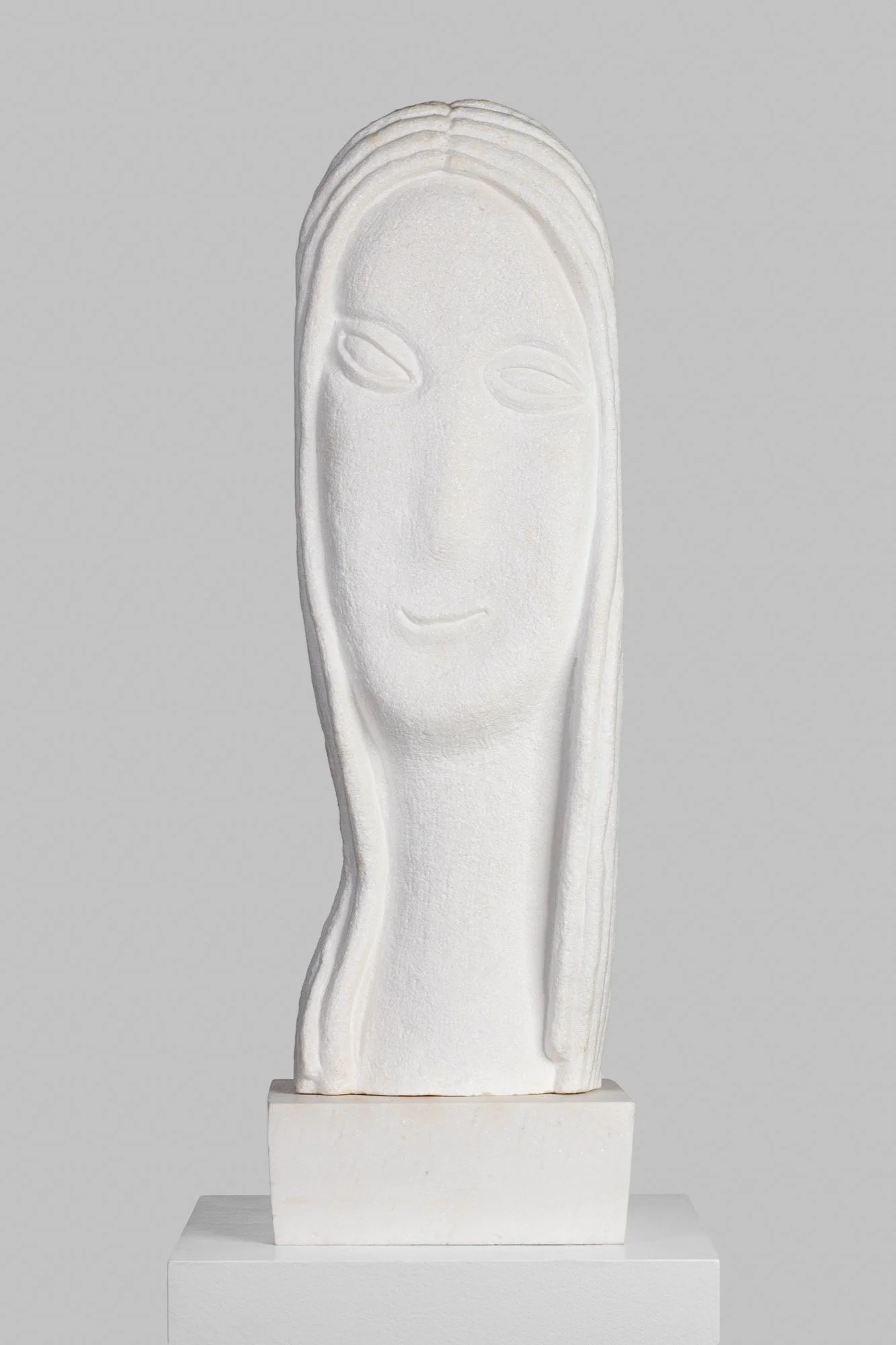 Dan Mandelbaum 
 Girl , 2026 
Marble 
34 x 10 x 8 in (86.4 x 25.4 x 20.3 cm) 
IN11550
