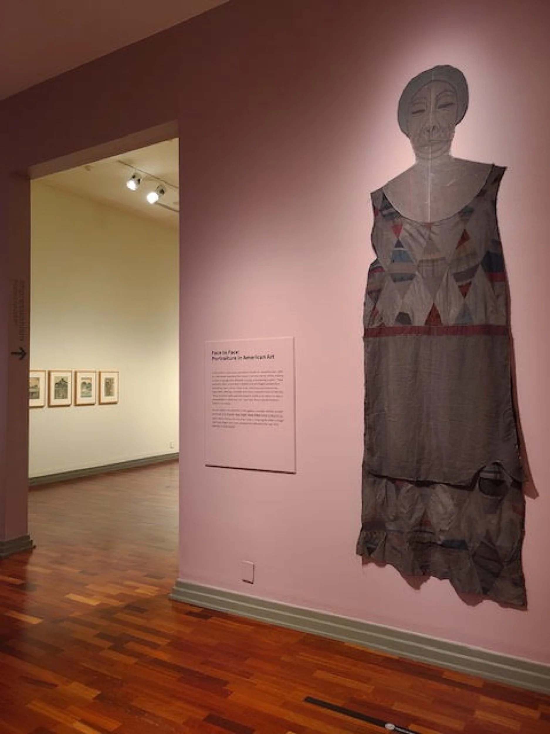 Alicia Henry 
 Untitled (Figure) , 2022-2024 
Acrylic, felt, cotton, dye, and thread 
120 x 36 in (304.8 x 91.4 cm) 
Collection of Huntsville Museum of Art, Huntsville