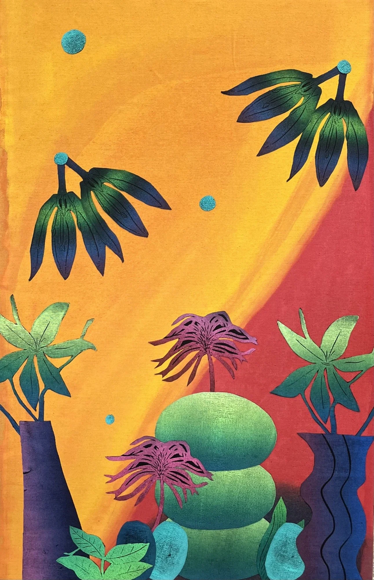 Yanira Vissepo 
 Wild Seed , 2026 
Acrylic, oil relief on linen 
34 x 22 in (86.4 x 55.9 cm)