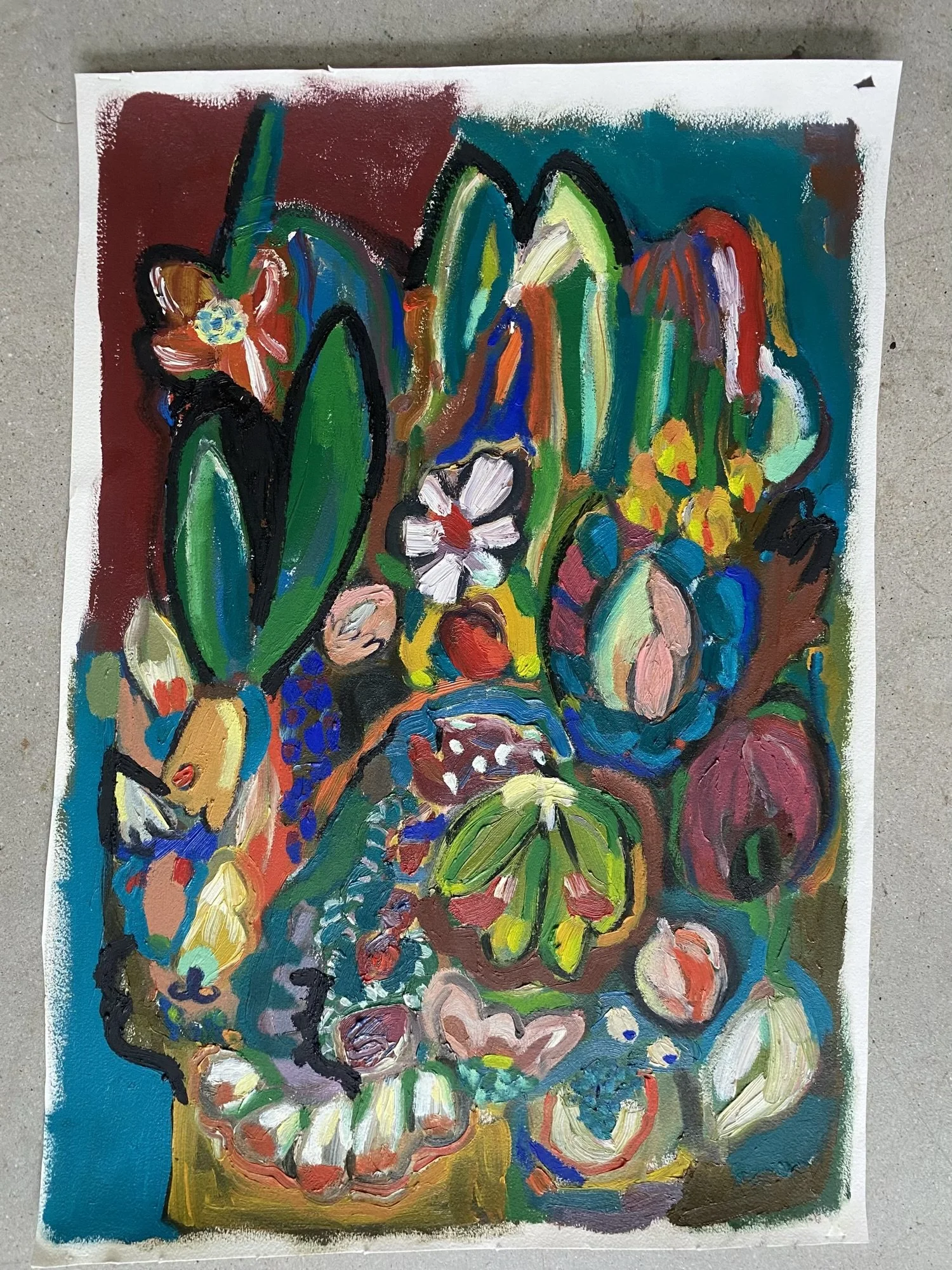 Lindsey Rome, Untitled, 2026,  Oil on Paper