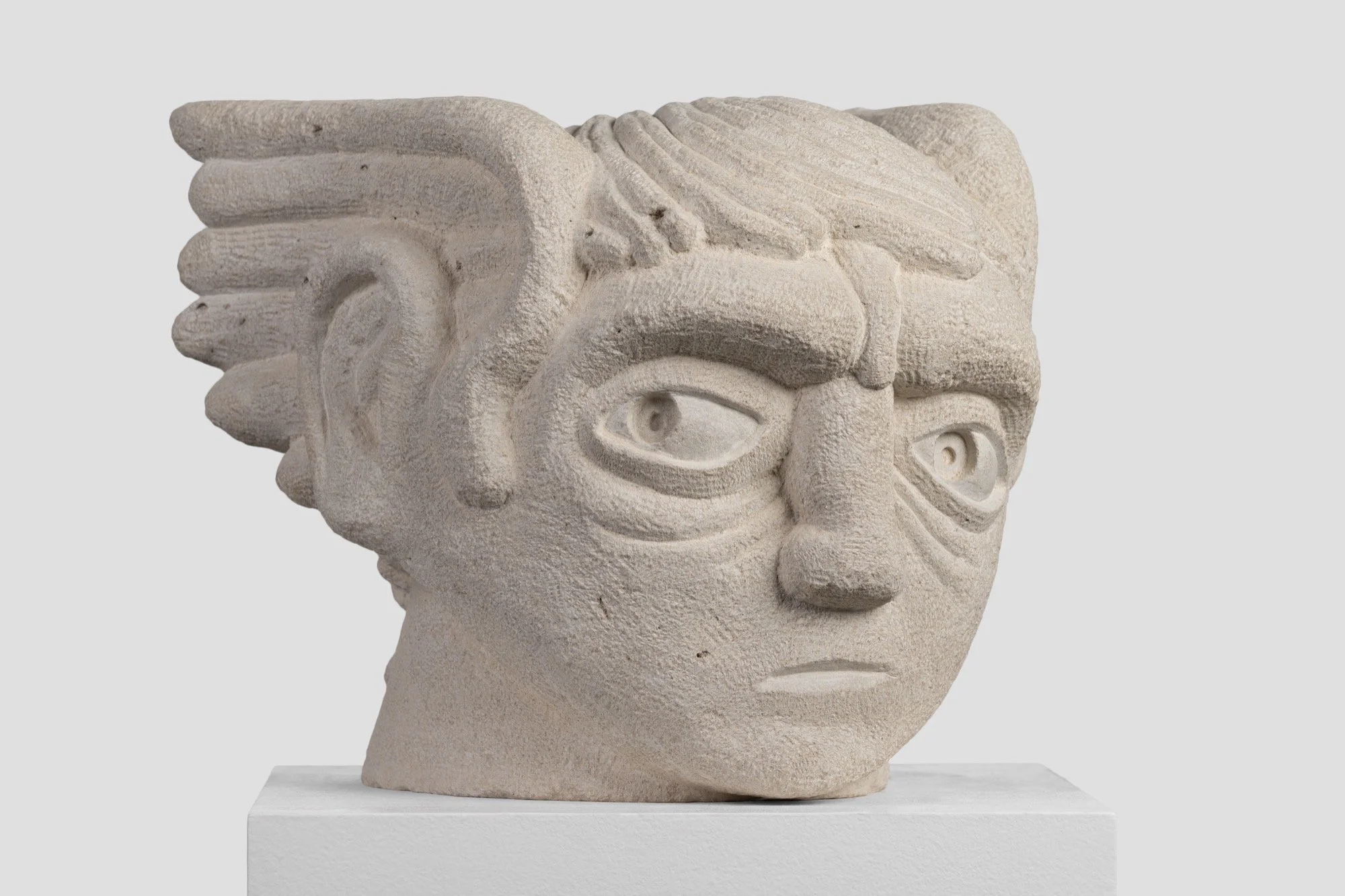 Dan Mandelbaum 
 Mercury , 2026 
Limestone 
13 x 18 x 13 in (33 x 45.7 x 33 cm) 
IN11529