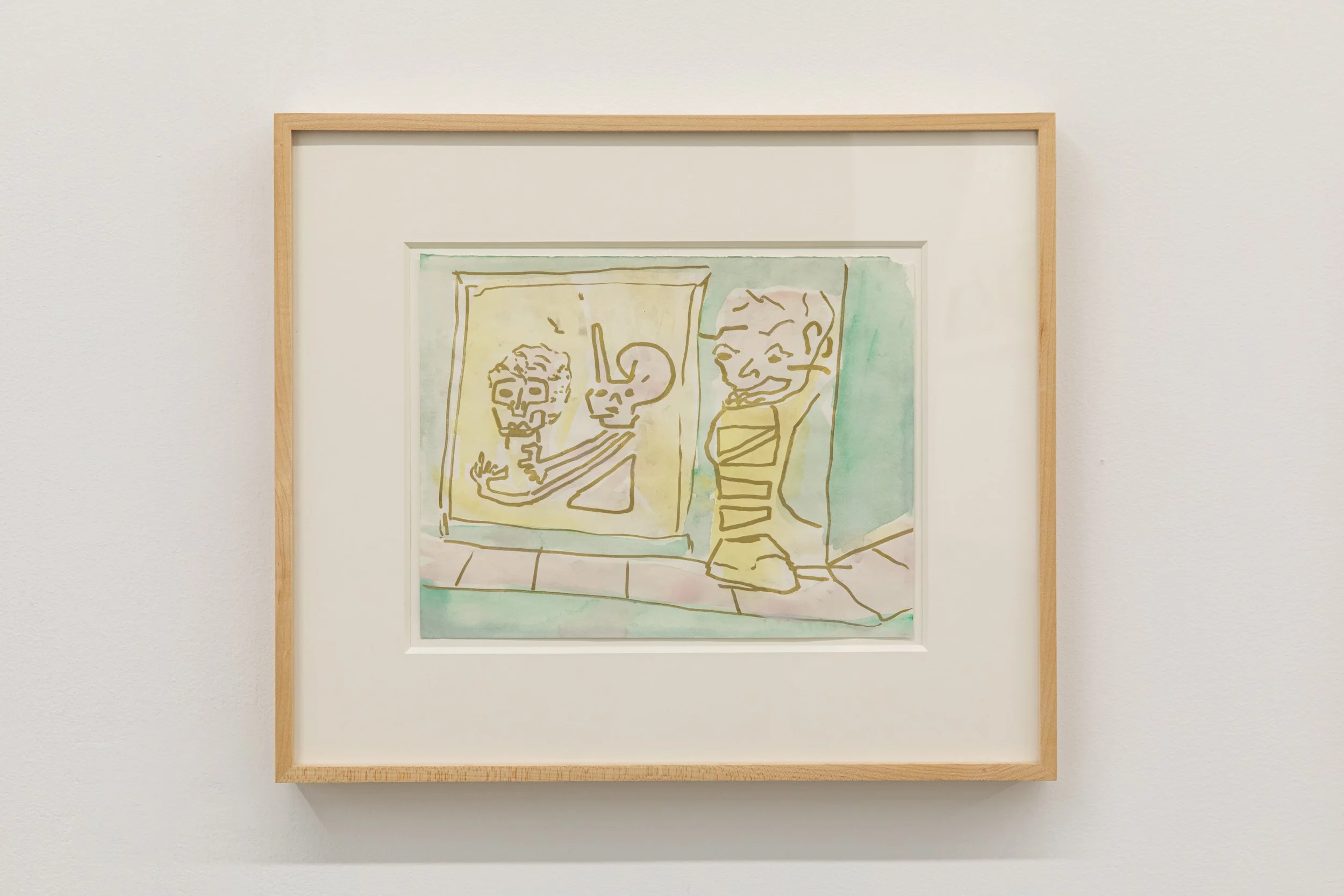 Anthony Miler 
 Not Titled , 2026 
Mixed media on paper 
8.5 x 11 in (21.6 x 27.9 cm)
15 x 17 in (38.1 x 43.2 cm) Framed 
IN12060