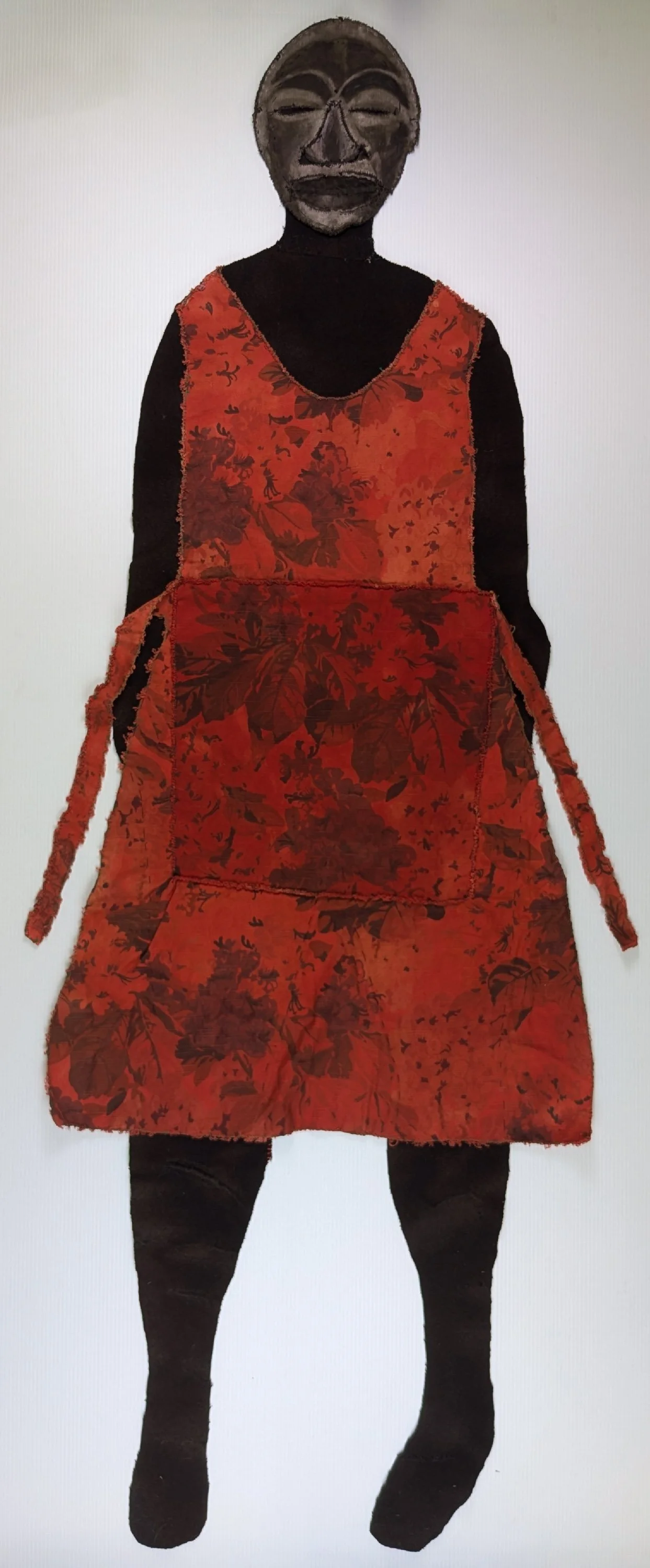 Alicia Henry 
 Untitled (The Walk figure)  , 2008 
Acrylic, thread, and fabric 
72 x 79 in (182.9 x 200.7 cm)