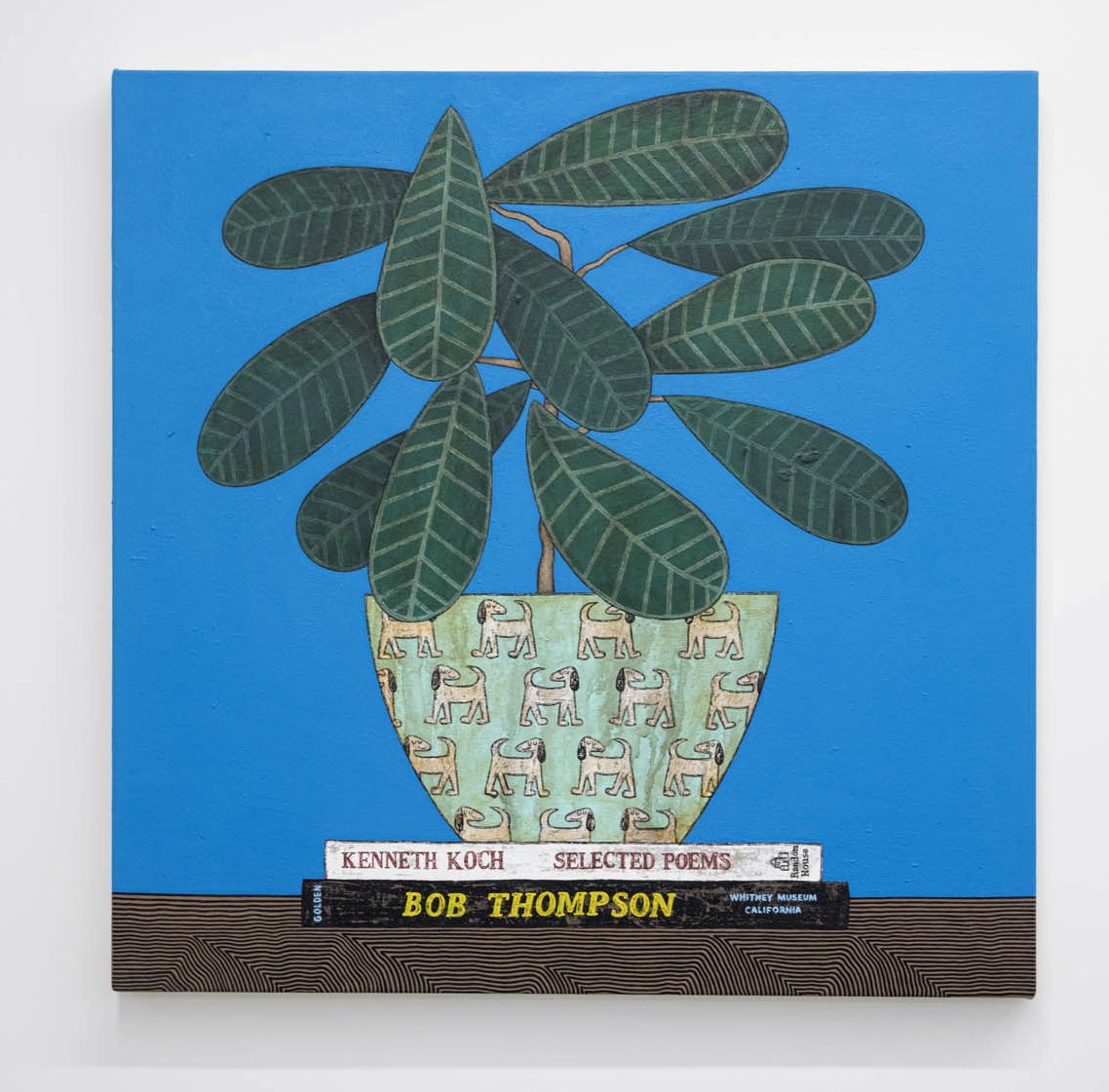 Jonathan Edelhuber 
 Still life With Ken & Bob , 2025 
Acrylic on canvas 
30 x 30 in (76.2 x 76.2 cm) 
IN9705