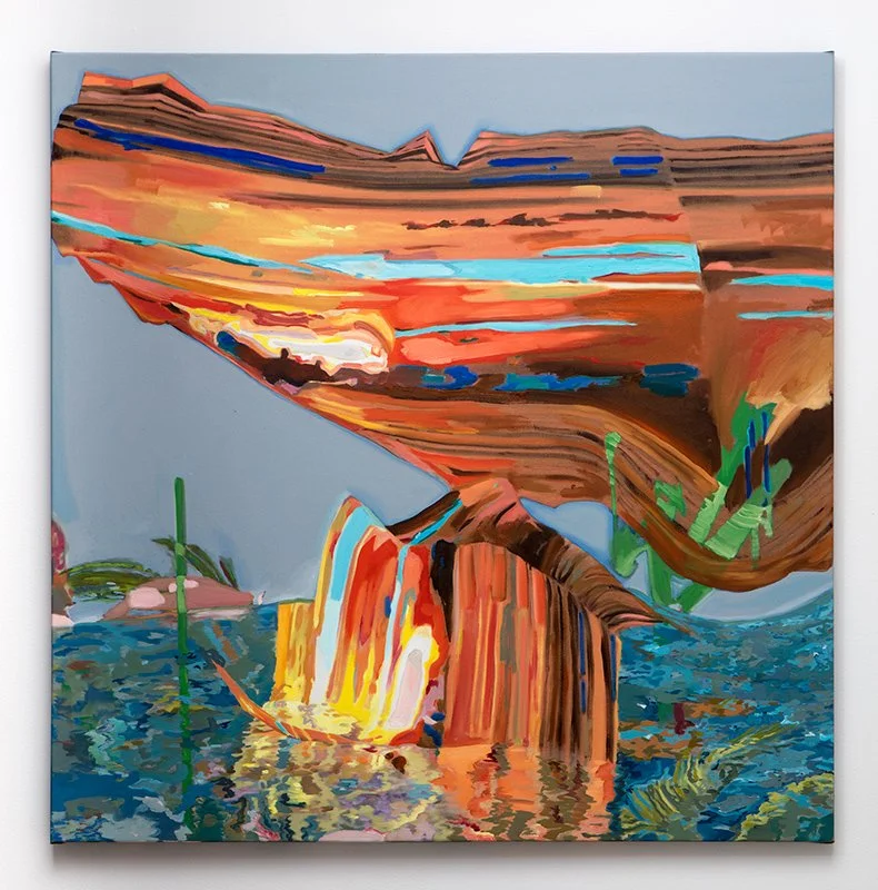 Rachel Rossin 
 Weather (GTA) , 2016 
Oil on canvas 
48 x 48 in  (121.9 x 121.9 cm)
