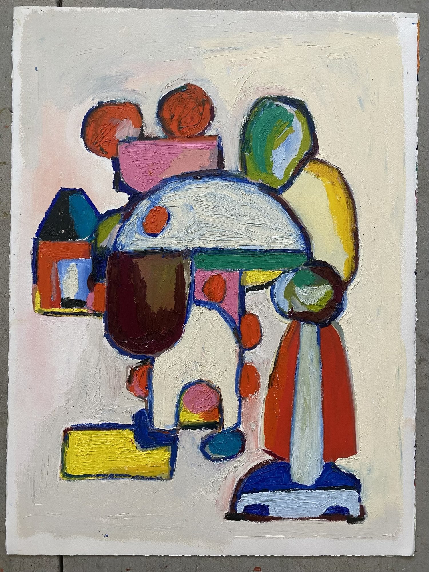 Lindsey Rome, Untitled, 2026,  Oil on Paper