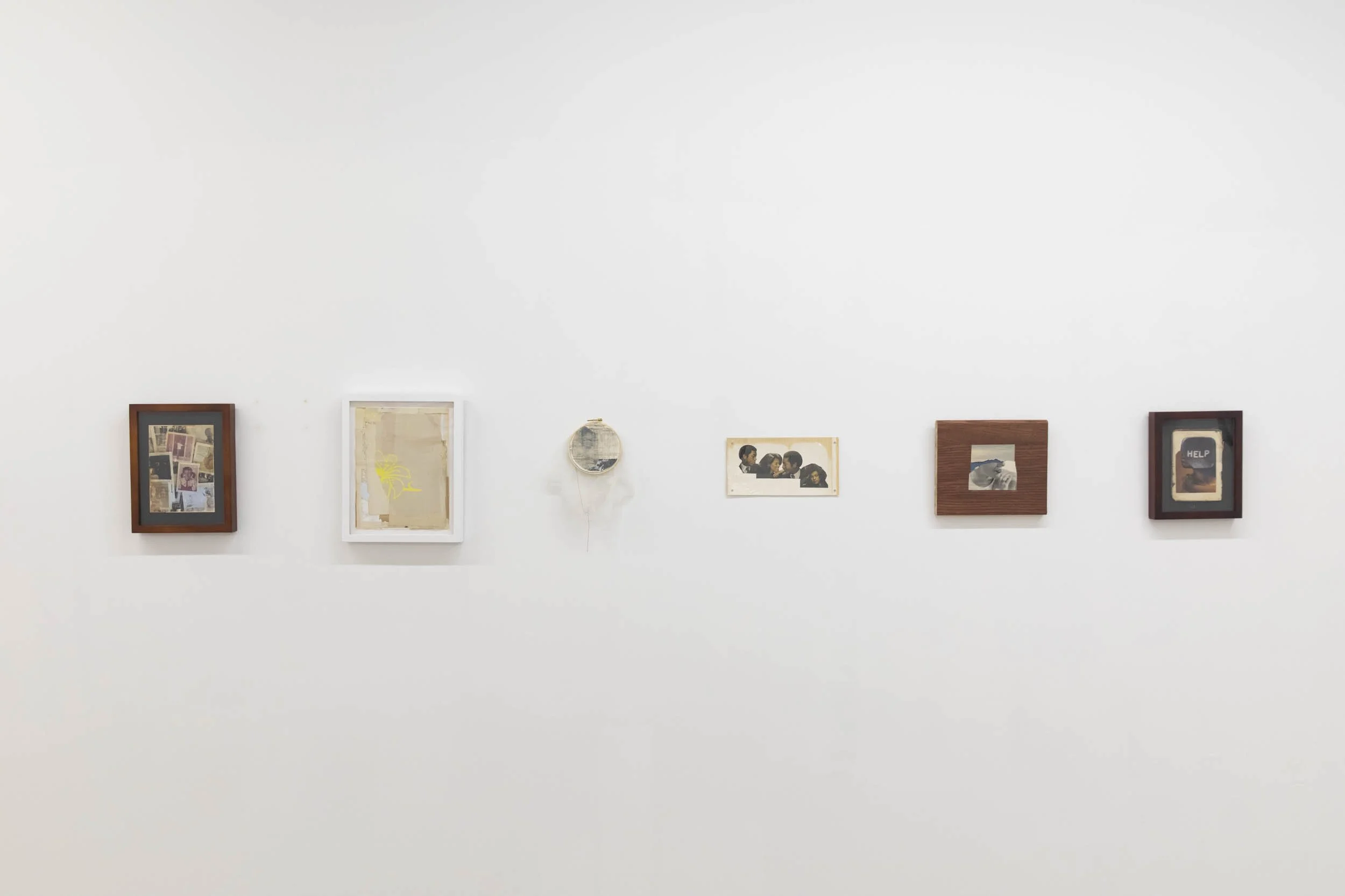 Installation view with works by Lanecia Rouse