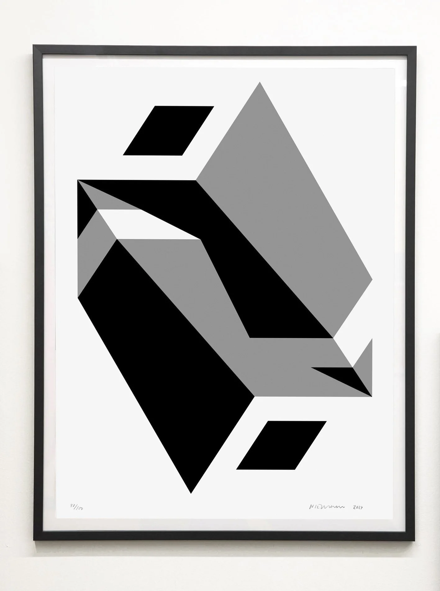 Christoph Niemann 
 Pencil II , 2024 
Silkscreen 
31.5 x 23.6 in (80 x 60 cm)