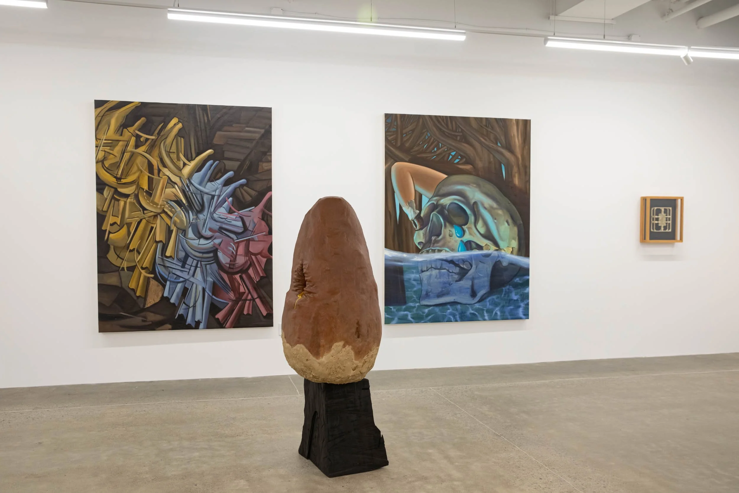 Installation view of Parable Bodies