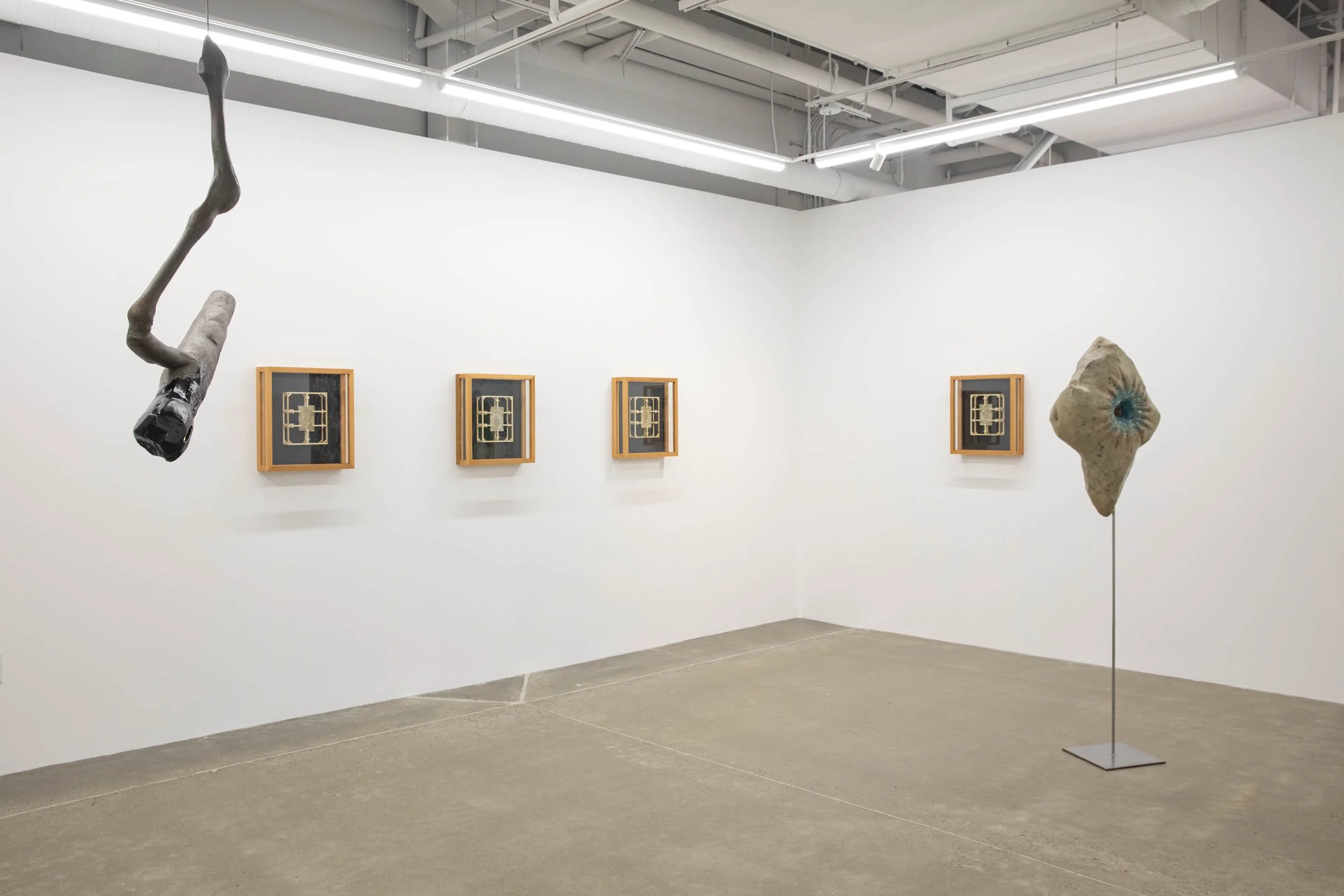 Installation view of Parable Bodies