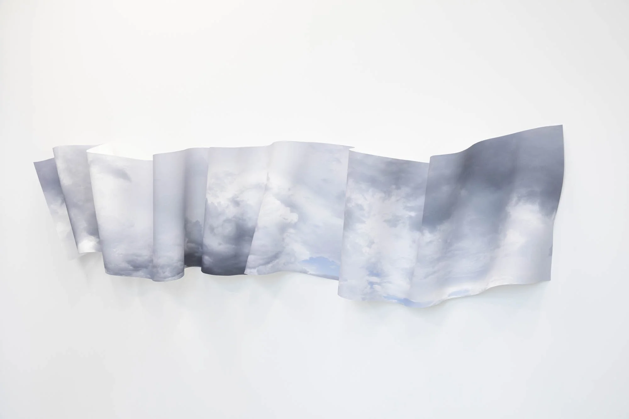 Caroline Allison 
 Book of Hours (Storm) , 2025 
Archival pigment print on paper 
22 x 75 x 8 in (190.5 x 55.9 x 20.3 cm) 
IN9697