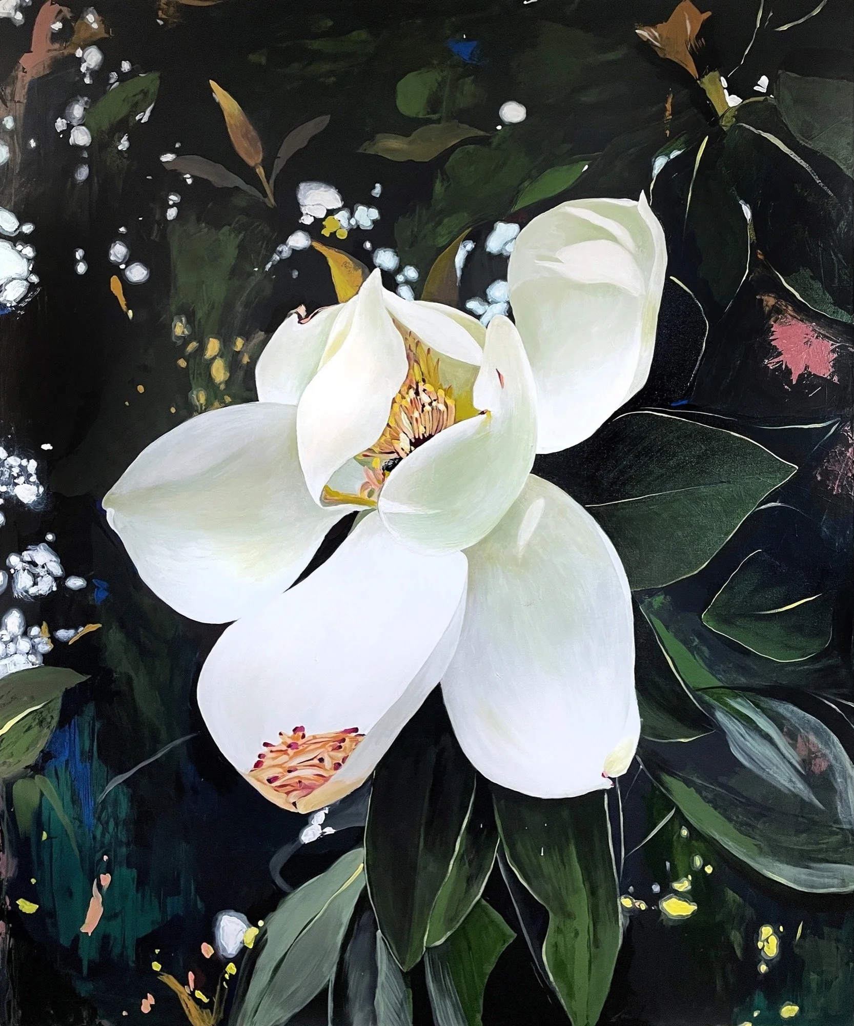 Louise Jones 
 When you fall I will catch you , 2020 
Acrylic on canvas 
72 x 60 in  (182.9 x 152.4 cm)