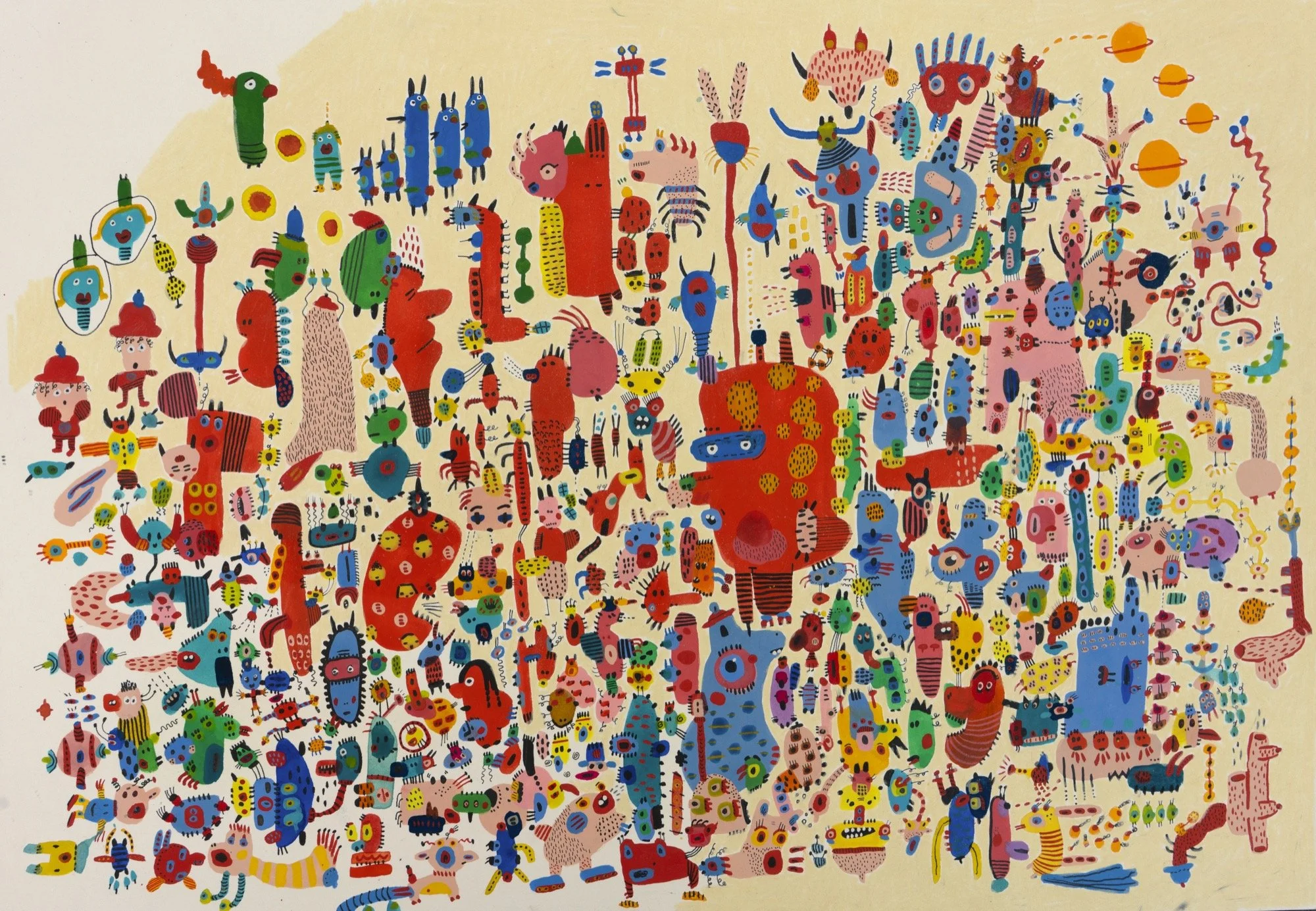Lindsey Rome 
 Milagros , 2026 
Mixed Media on Paper 
14 x 20 in (35.6 x 50.8 cm) 
IN11265