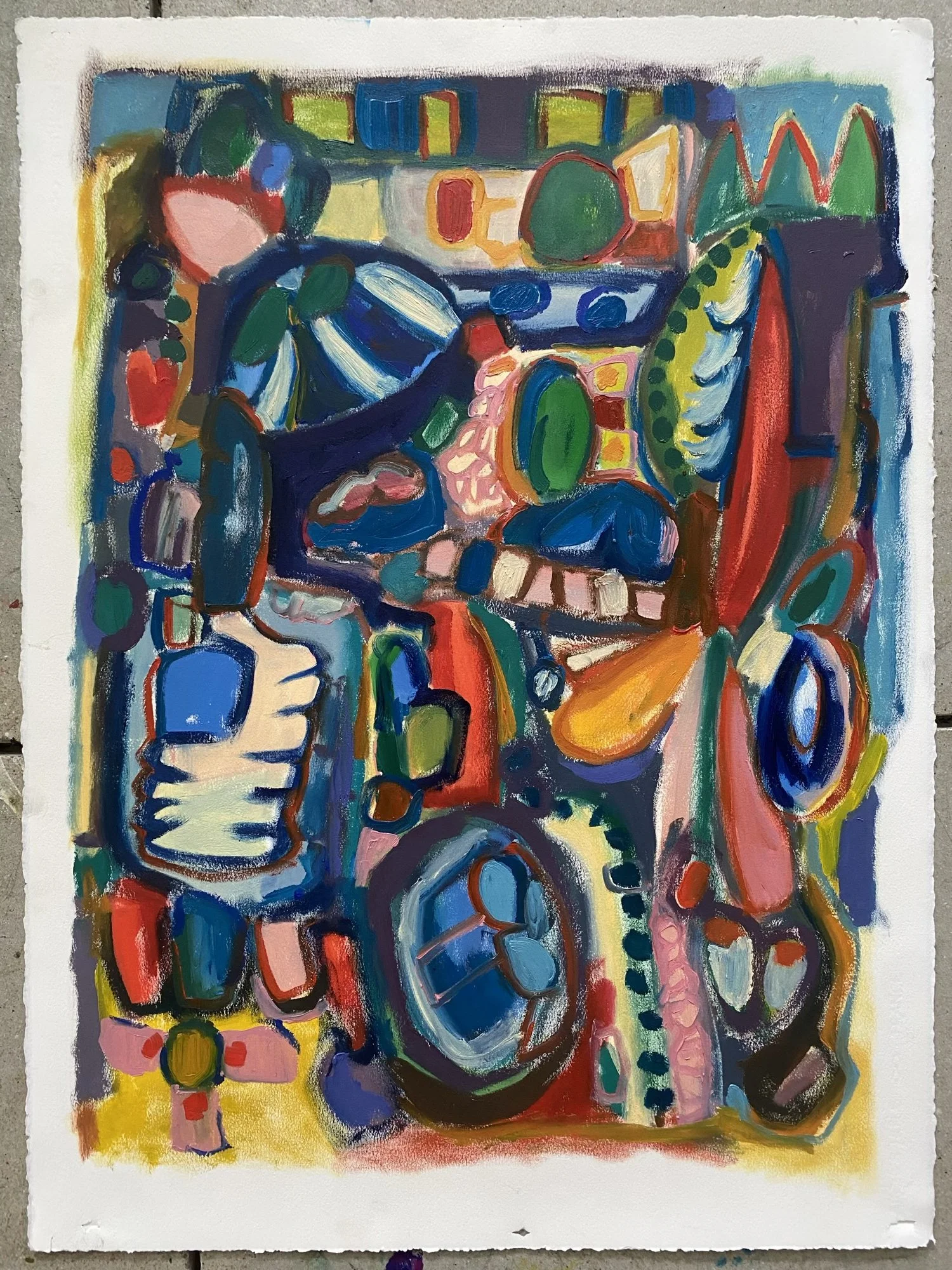 Lindsey Rome, Untitled, 2026,  Oil on Paper