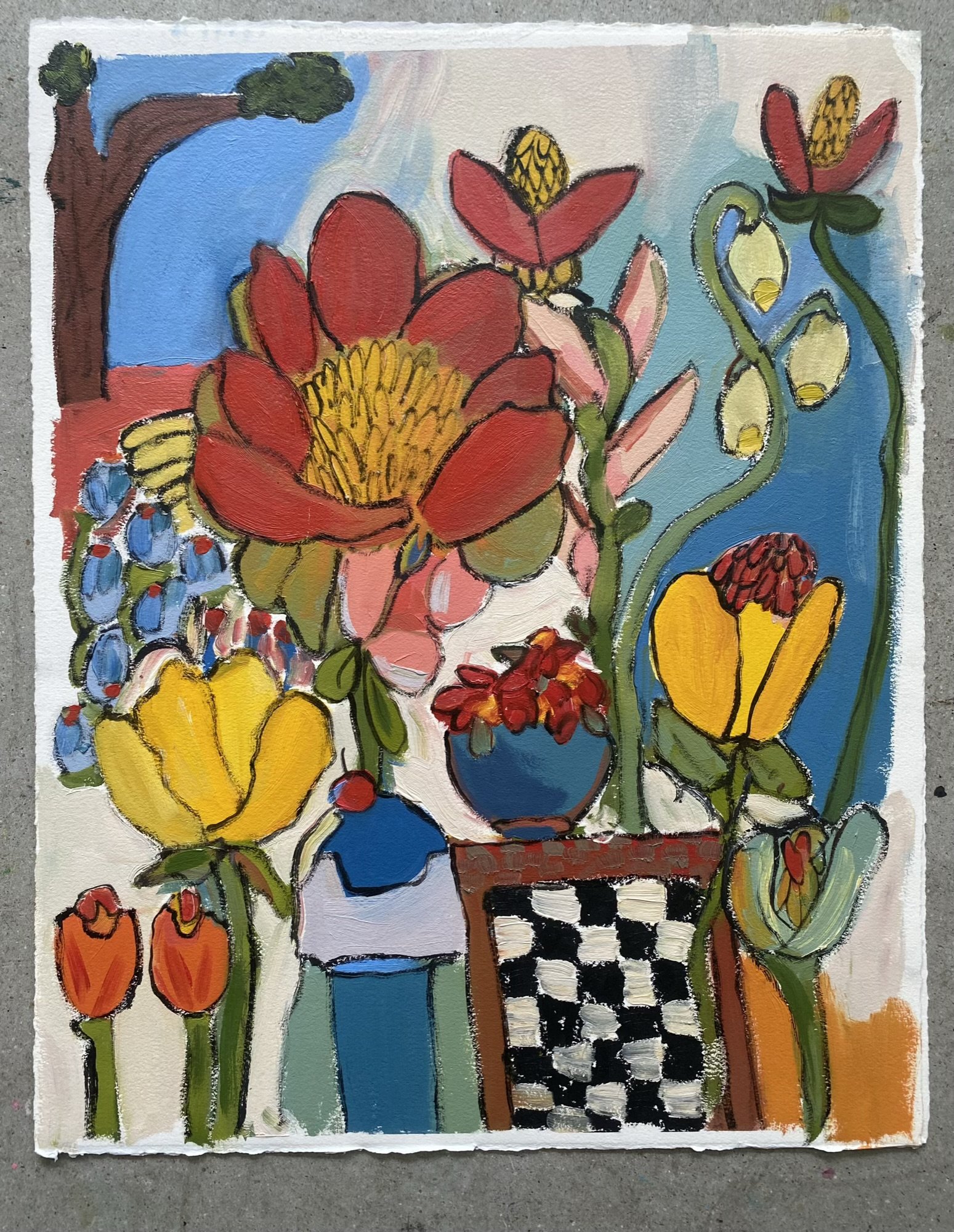 Lindsey Rome, Untitled, 2026,  Oil on Paper