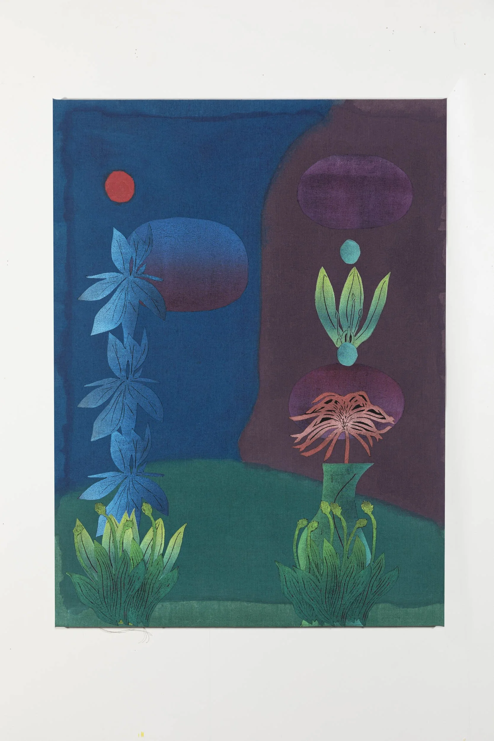 Yanira Vissepo 
 Earthly Solitude , 2026 
Acrylic, oil relief on linen 
34 x 24 in (86.4 x 61 cm)