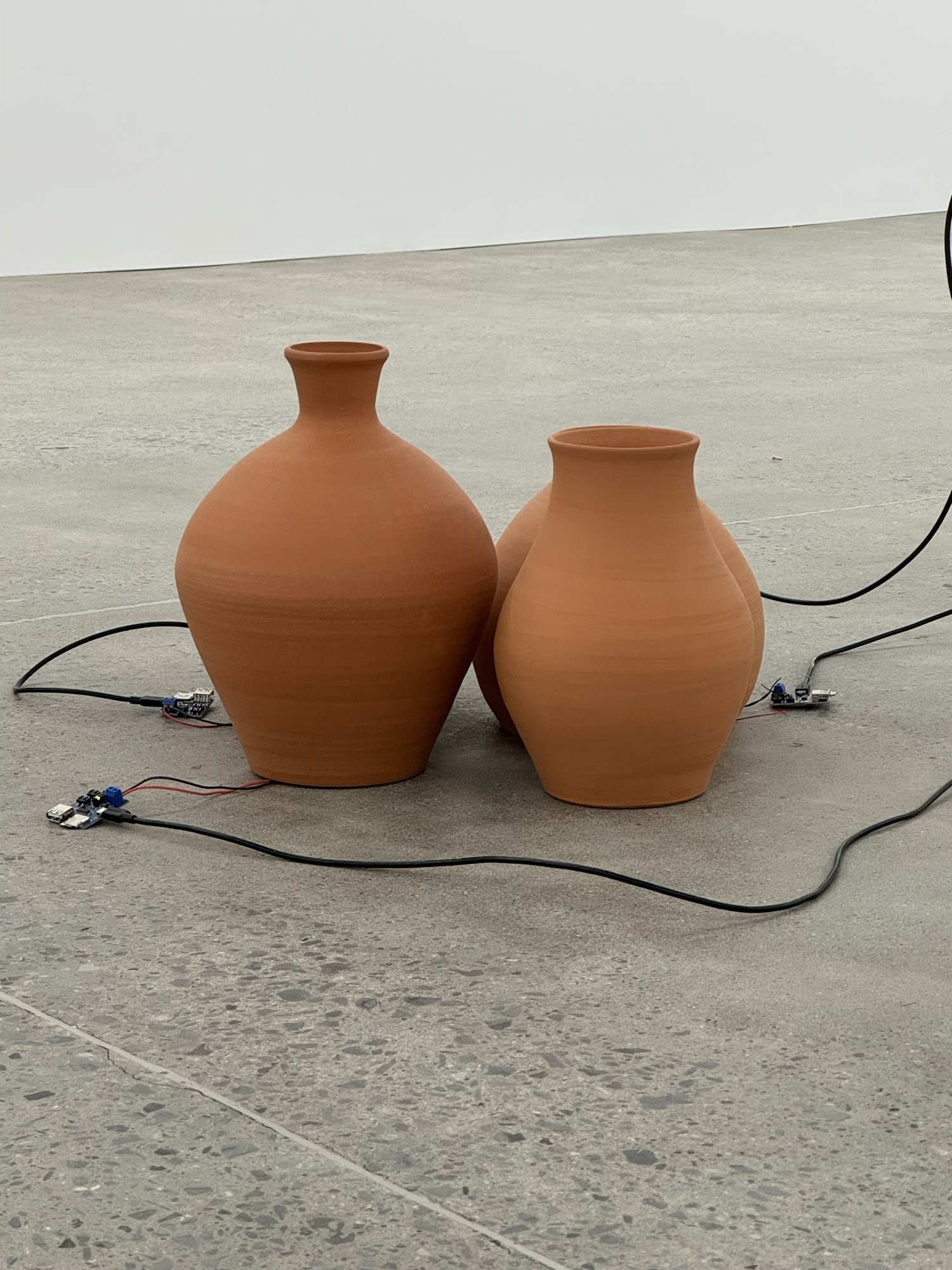 Raheleh Filsoofi
The Excerpts of the Earth , 2025
Ceramics, wires and speakers
13.5 x 22 x 18.5 in (34.3 x 55.9 x 47 cm)
IN9492
