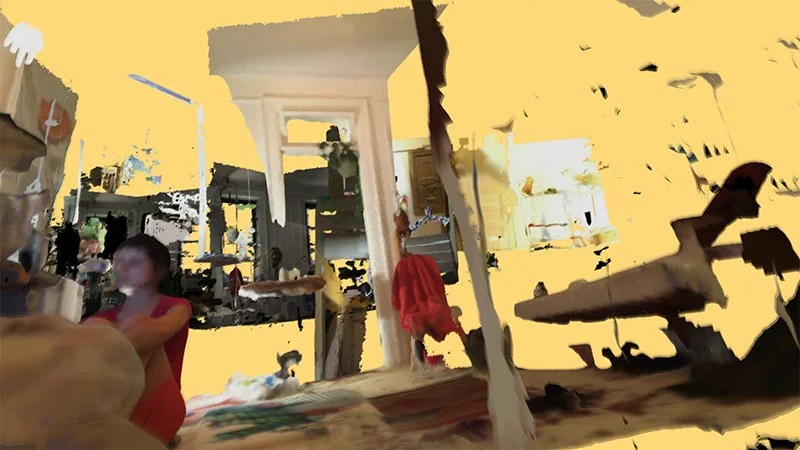 Rachel Rossin 
 I Came And Went As A Ghost Hand (Cycle #2) , 2015 
Virtual reality