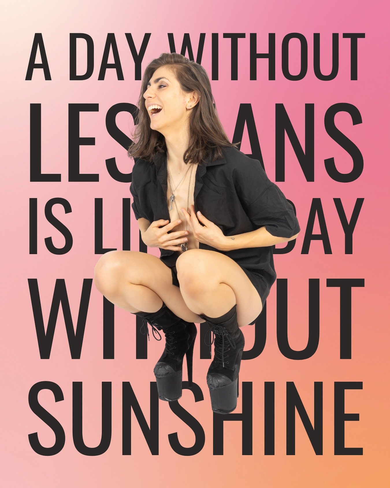 A day without lesbians is like a day without sunshine ☀️

It&rsquo;s National Lesbian Day 💕 and if you didn&rsquo;t know where this slogan comes from, it&rsquo;s a good day to learn it:

In 1977, Anita Bryant led a campaign called &ldquo;Save Our Ch