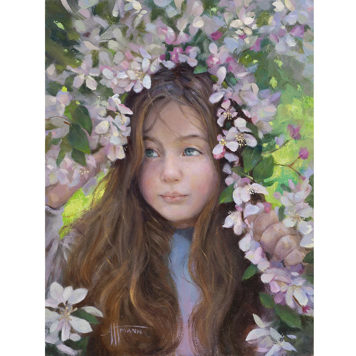 Melanie, Among the Flowers