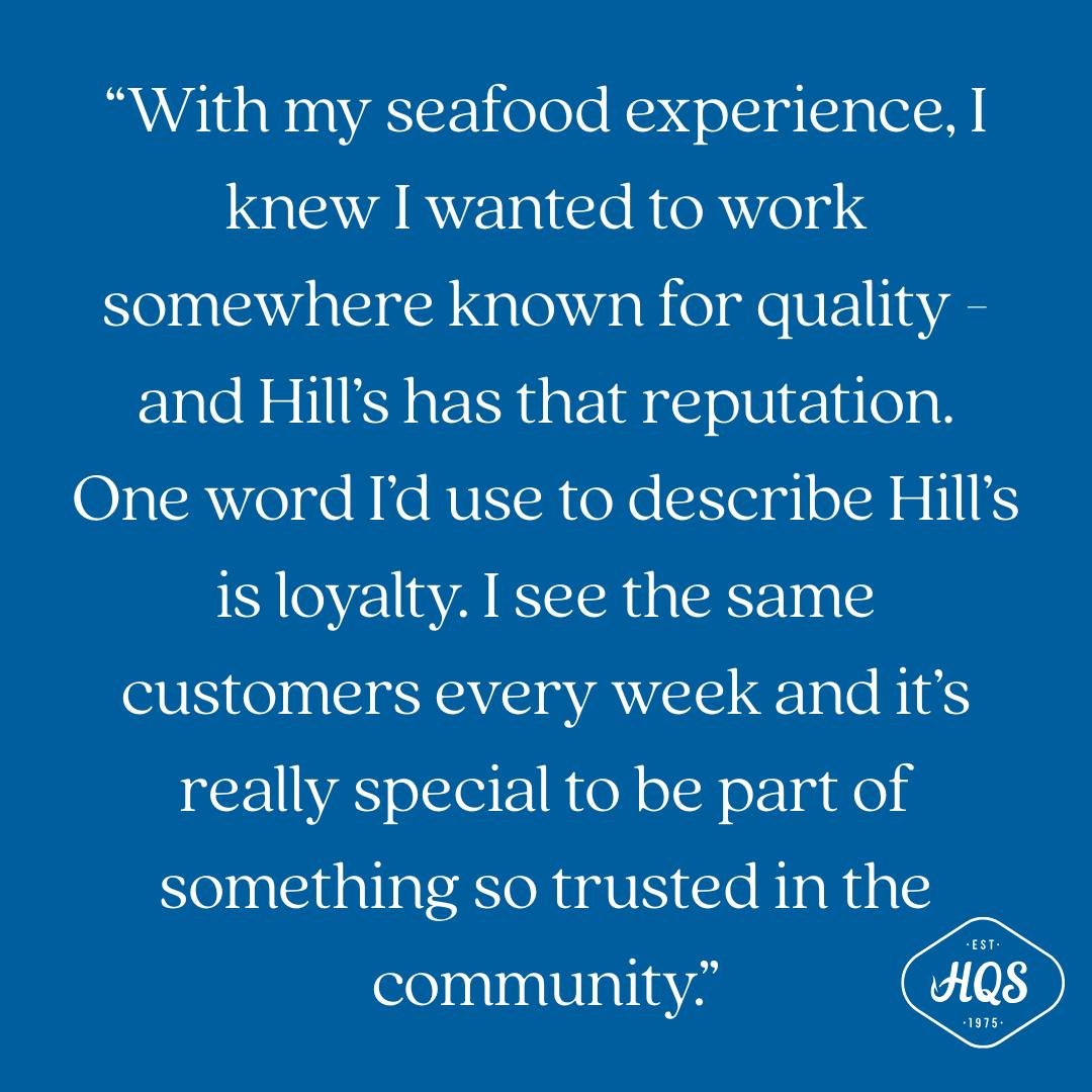 Six months in and Travis is already part of the Hill&rsquo;s Family &hellip;

Our team is growing and there&rsquo;s a place for you in the Hill&rsquo;s family! If you share our passion for seafood and are excited to be part of a workplace that treats