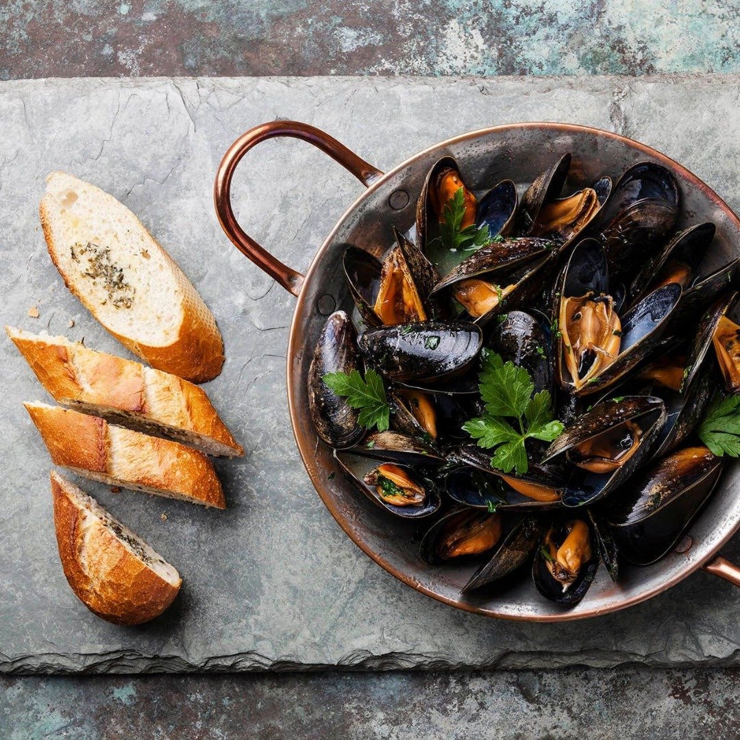 Steam up a Celebration! There&rsquo;s nothing like gathering around a big bowl of freshly steamed mussels. It&rsquo;s shellfish that&rsquo;s made for sharing and the best starter for a weekend seafood feast.

Our Prince Edward Island Mussels are natu