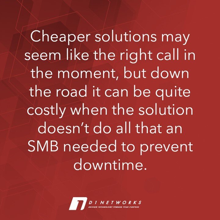 It's unfortunate to say, but we see this far too often. You get what you pay for, but with us it's even more than that. 

We make sure to offer you solutions that we know will fit you and your business. When we do this, we eliminate the fluff that we