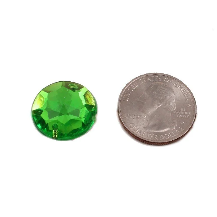 Large Lime Round Flatback Rhinestones (25 ct) — Emblaze Specialty ...