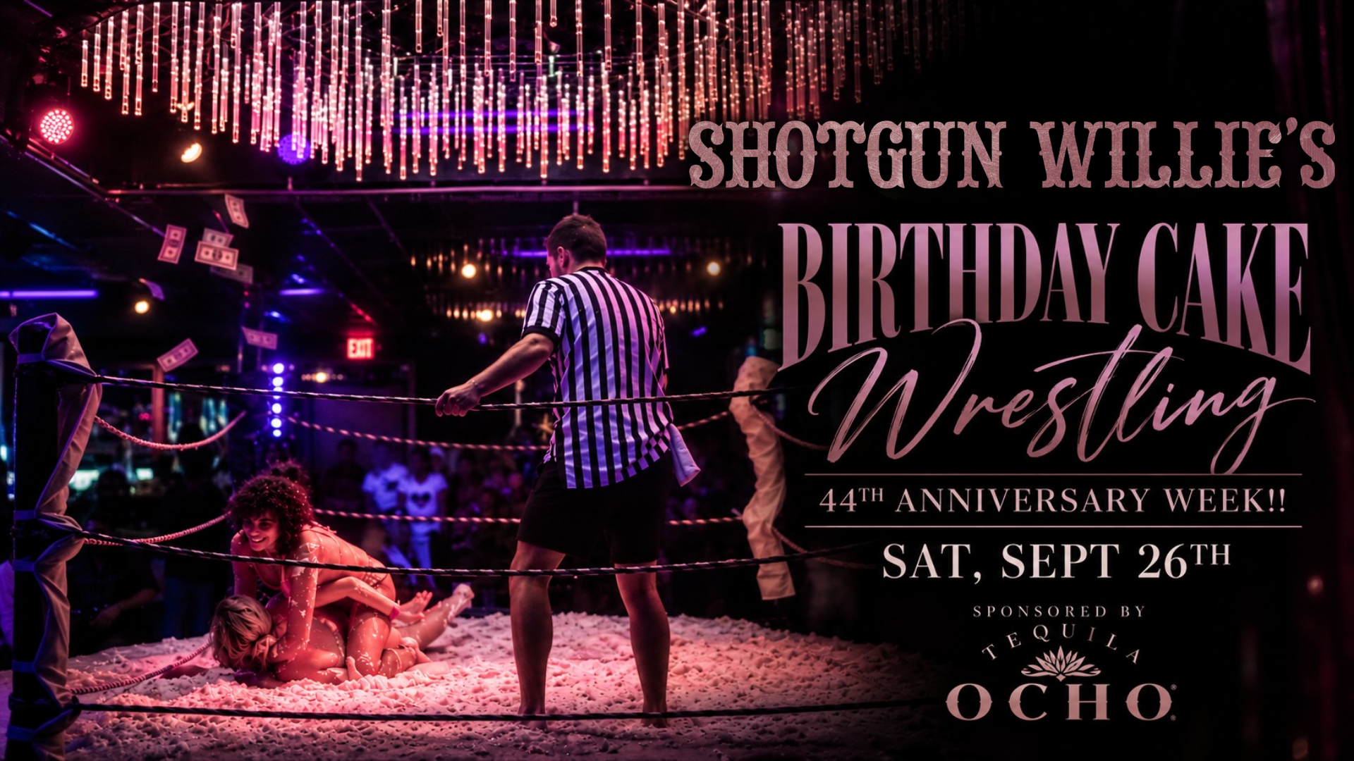 Birthday Cake Wrestling 