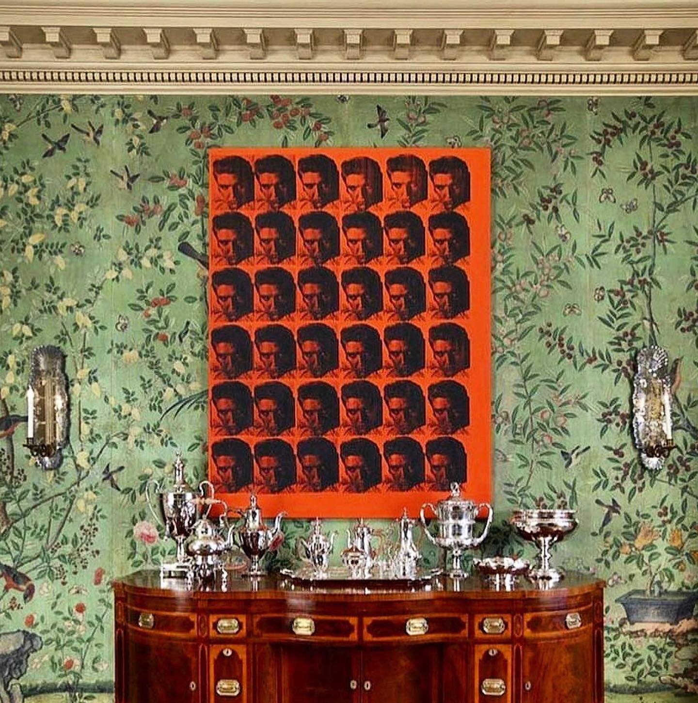 Andy Warhol&rsquo;s &ldquo;Red Elvis,&rdquo; 1962, in the Jed Johnson-designed home of Peter Brant. ⁠
⁠
Via @art_collectors_at_home ⁠
#jedjohnson #andywarhol #warhol #brantfoundation #thebrantfoundation #jeanmichelbasquiat #jeffkoons #francescoclemen