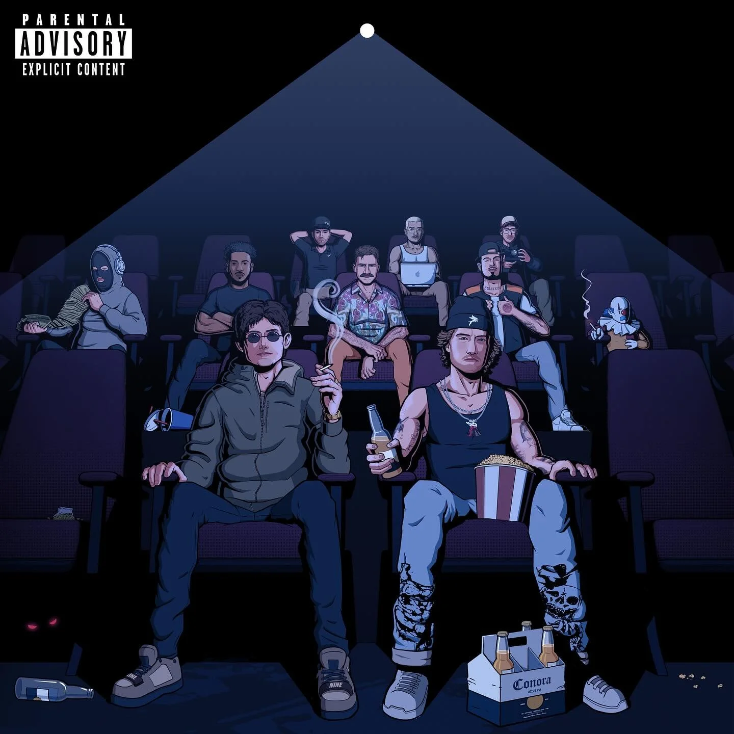 MUVIS II: an album by Coop &amp; SUVI. @prodlxres. 7/19/2024. 5-years to the day of the first. get ready for action 🎬🍿
&bull;
&bull;
&bull;
supporting cast: @tinointune, @diabolicaldagger, @killjxytheclxwn, @daycatcher_ &amp; @ice_atm 🎥
&bull;
&bu