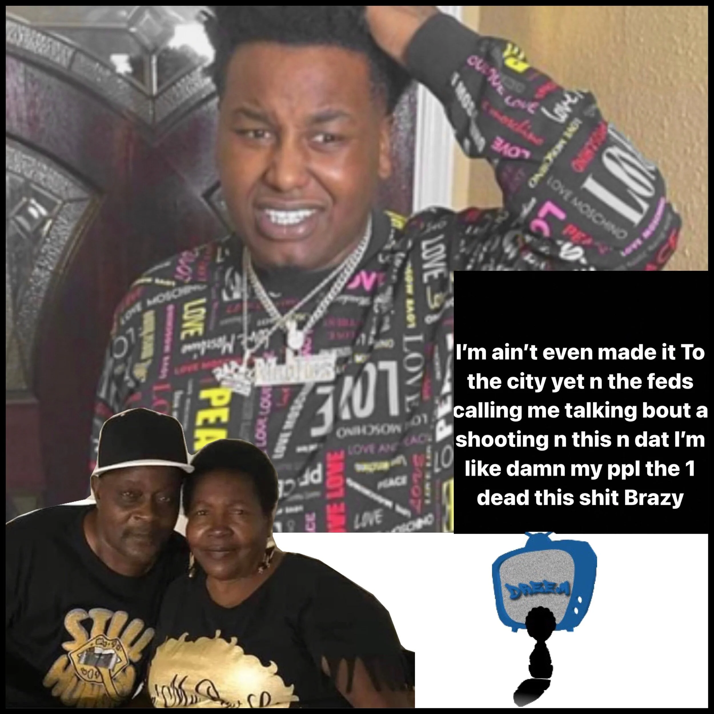 HoneyKomb Brazy Says Grandparents Both Had Covid-19 Killed In House Fire After Oxygen Tanks Explodes From Gunfire 