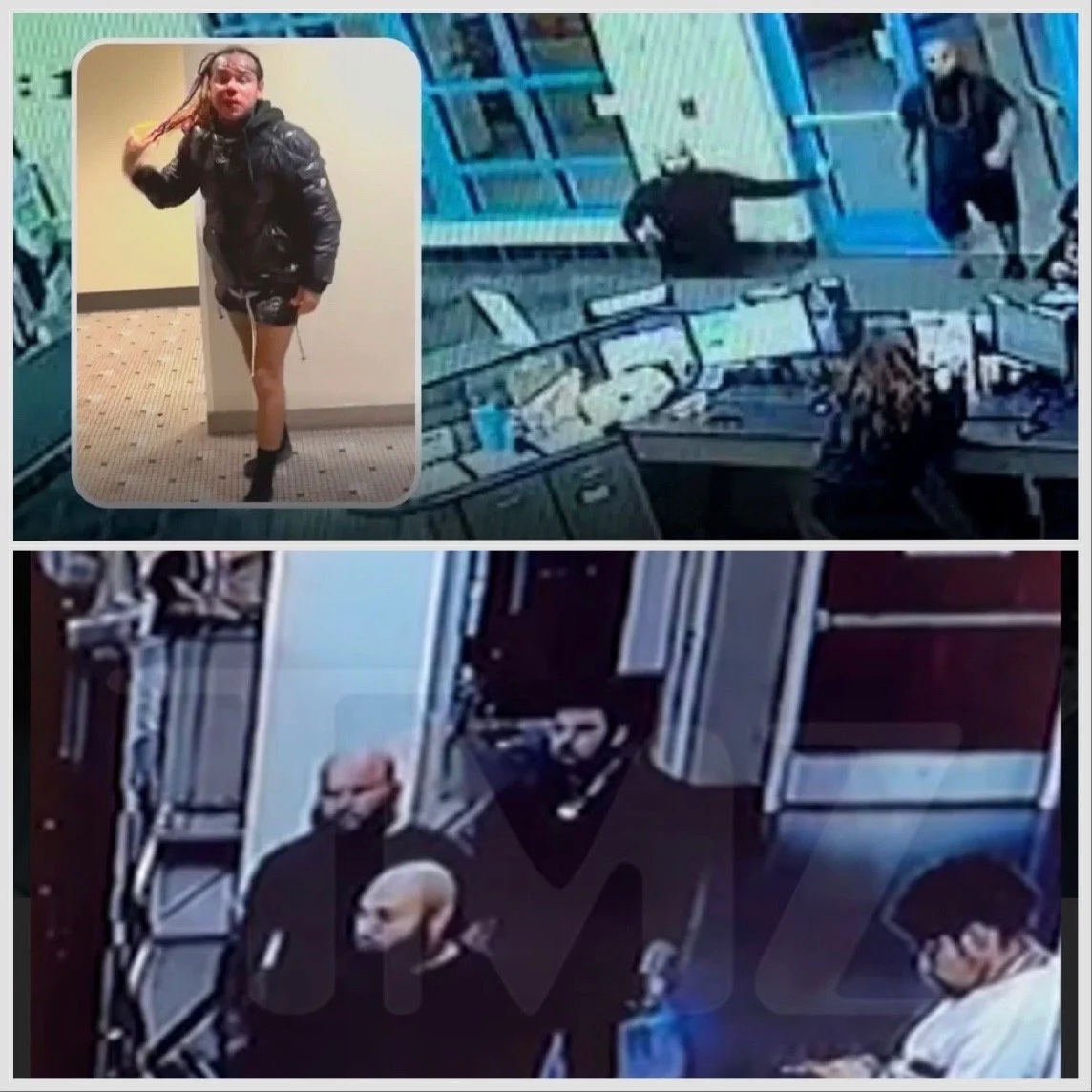 Tekashi 69 attack: New gym surveillance footage shows seconds before the LA Fitness assault 