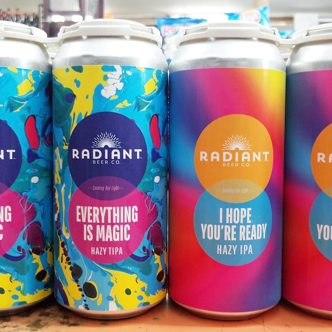@radiantbeerco 

- EVERYTHING IS MAGIC. hazy tipa.
- I HOPE YOU'RE READY. hazy ipa.

#haciendabeverage #brea #socal #orangecounty #shoplocal #shopsmall #smallbusiness #supportlocal #craftbeer #beerenthusiast #beerporn