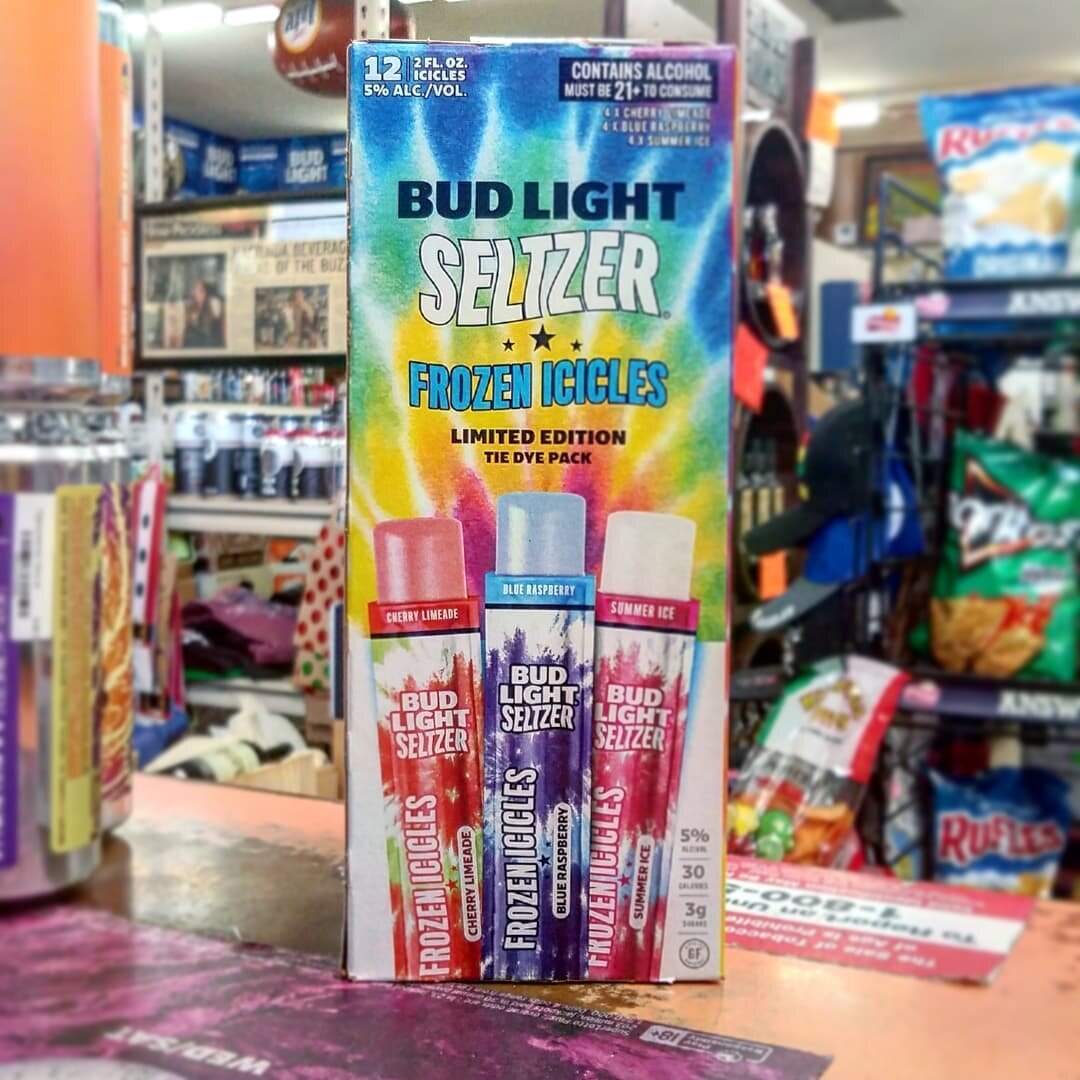 Now in stock! 

Bud Light Seltzers - Frozen Icicles

Cherry Limeade 
Blue Raspberry
Summer Ice

#haciendabeverage #brea #socal #orangecounty #shoplocal #shopsmall #smallbusiness #supportlocal #craftbeer #beerenthusiast #beerporn