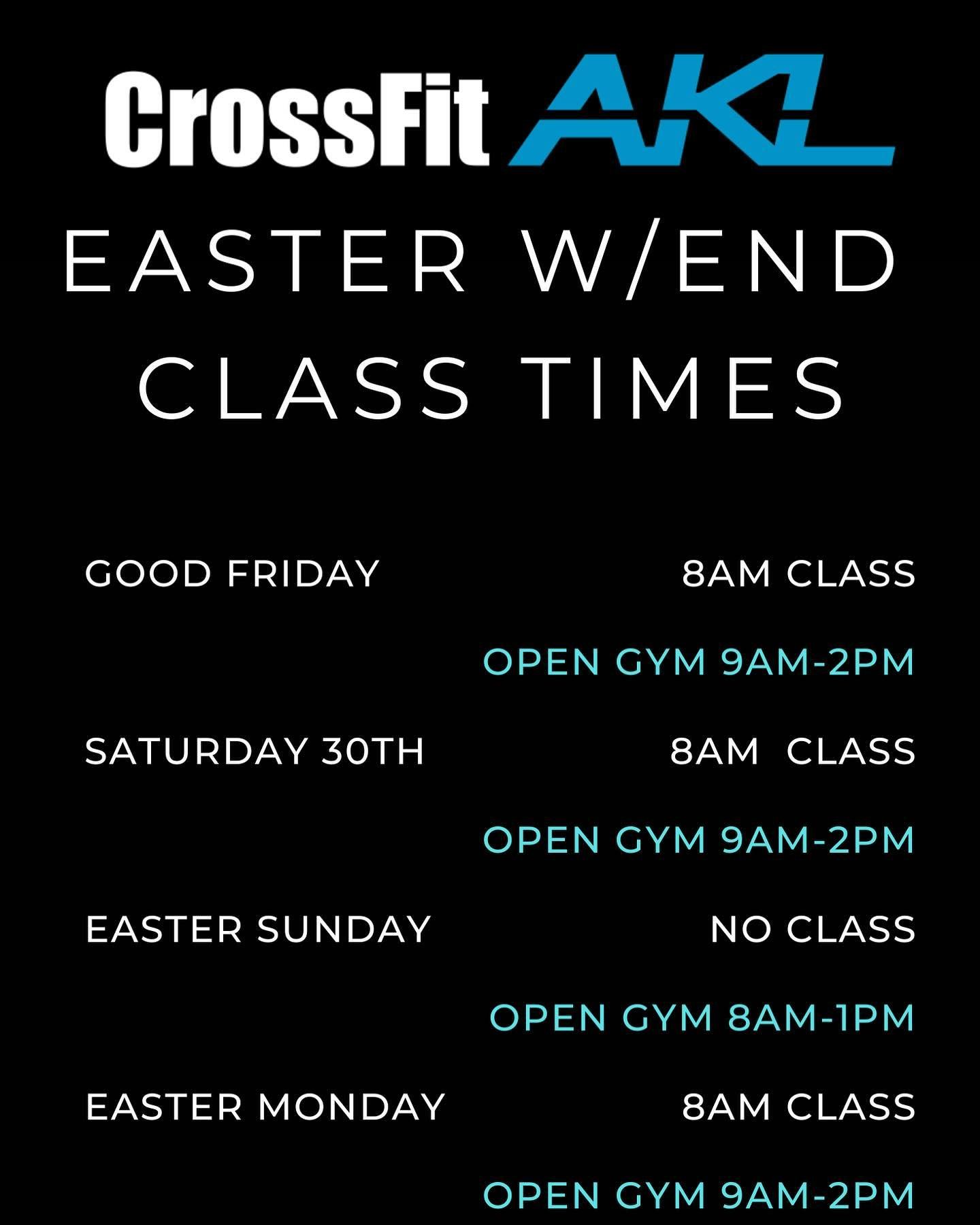 🐰Easter Timetable, Alert! 🐰
Wishing you all a fantastic Easter weekend! 🐣 If you&rsquo;re sticking around, swing by and sweat off those Easter treats with us! 💪 Check our timetable and let&rsquo;s crush those workouts together! 🥚🔥