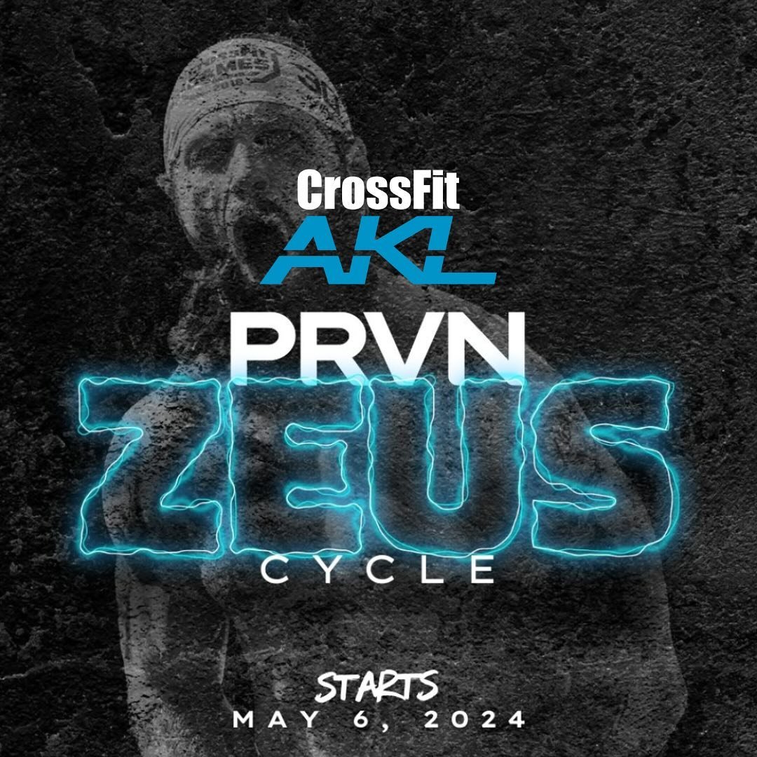We are now in Week 1 of the PRVN Zeus Cycle! We are excited for the layout of this 6 week cycle centered around developing power, targeting athleticism and building into more Murph Prep at the front end of the cycle. The programming will be centered 