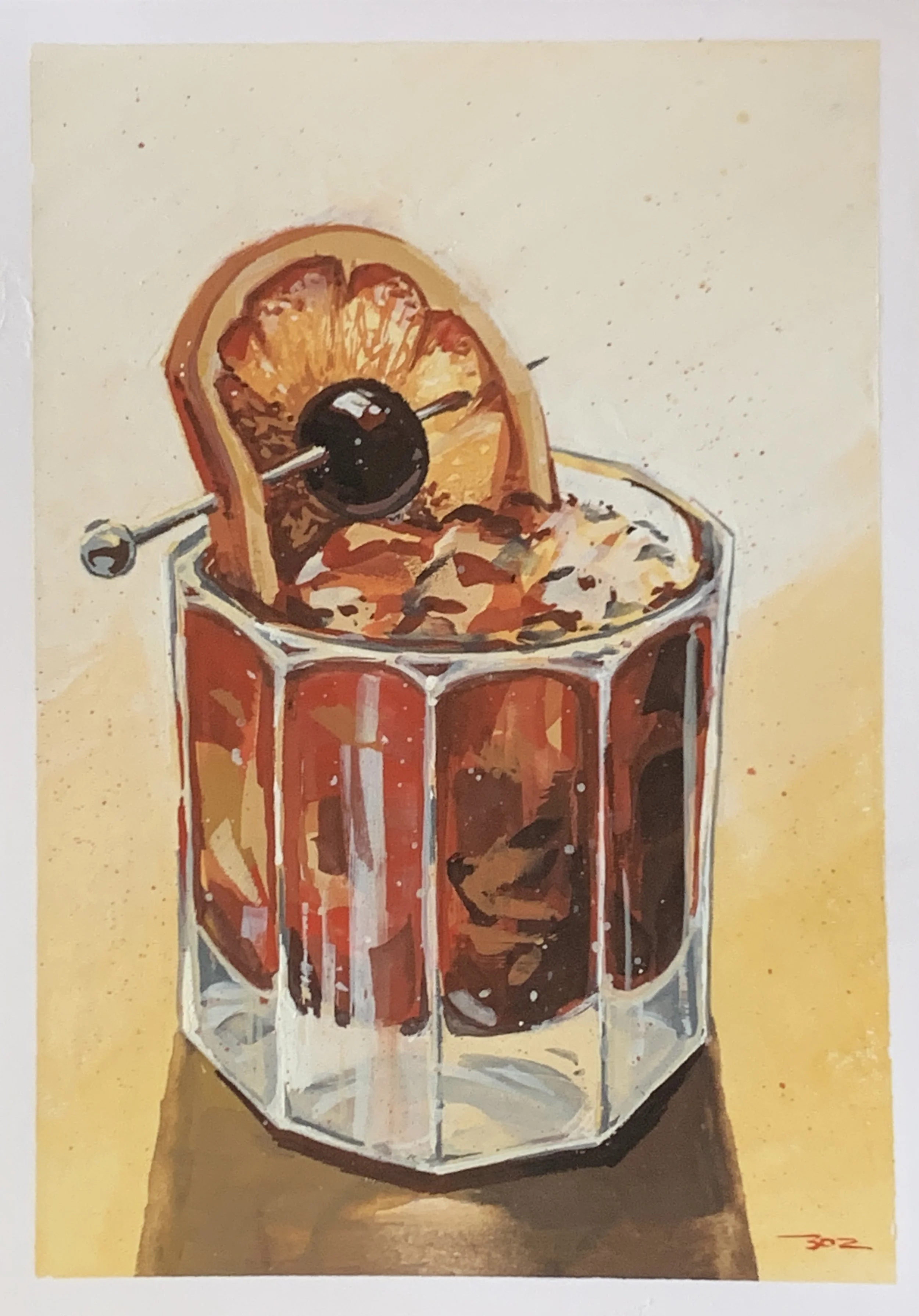 "Old Fashioned" - Gouache (SOLD)
Gallery Nucleus Power in Numbers 2025