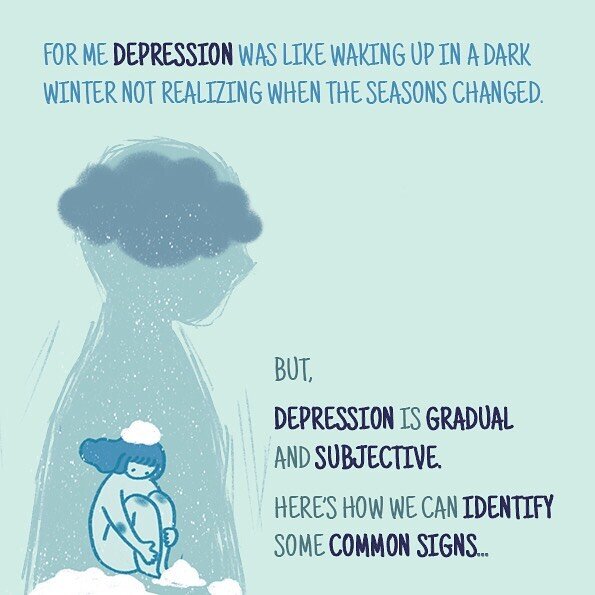 Depression can feel different from person to person.

Depression can be isolating but you don't have to go through it alone. There is help 🌸

If you think you or someone you know may be experiencing depression, please consider reaching out to...

🌸