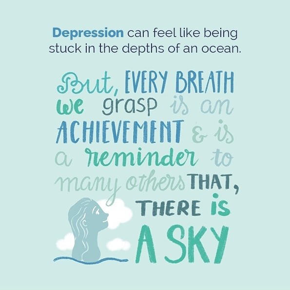 Even when the cold water engulfs you, even when each breath you take brings in more water, it is an act of bravery. You inspire me, you awaken a fire in me when I see your fights against what tries to overpower you. Now you have to be that for yourse