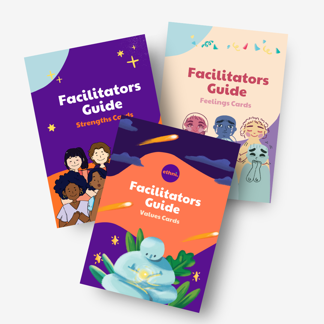 Facilitators Guide Bundle: Feelings, Strengths and Values Cards (Digital Download)