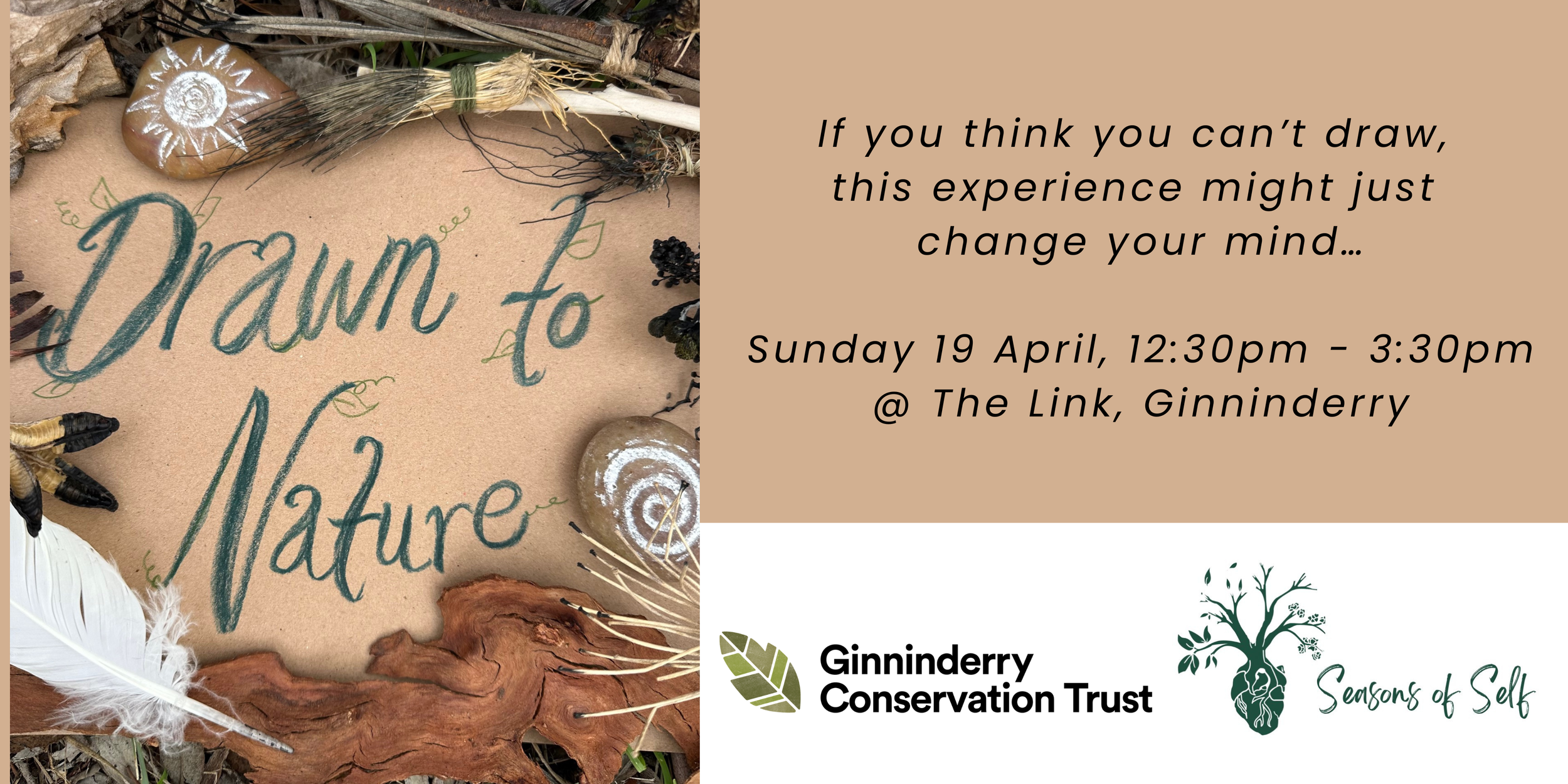 Drawn to Nature - Guided Walk with Seasons of Self