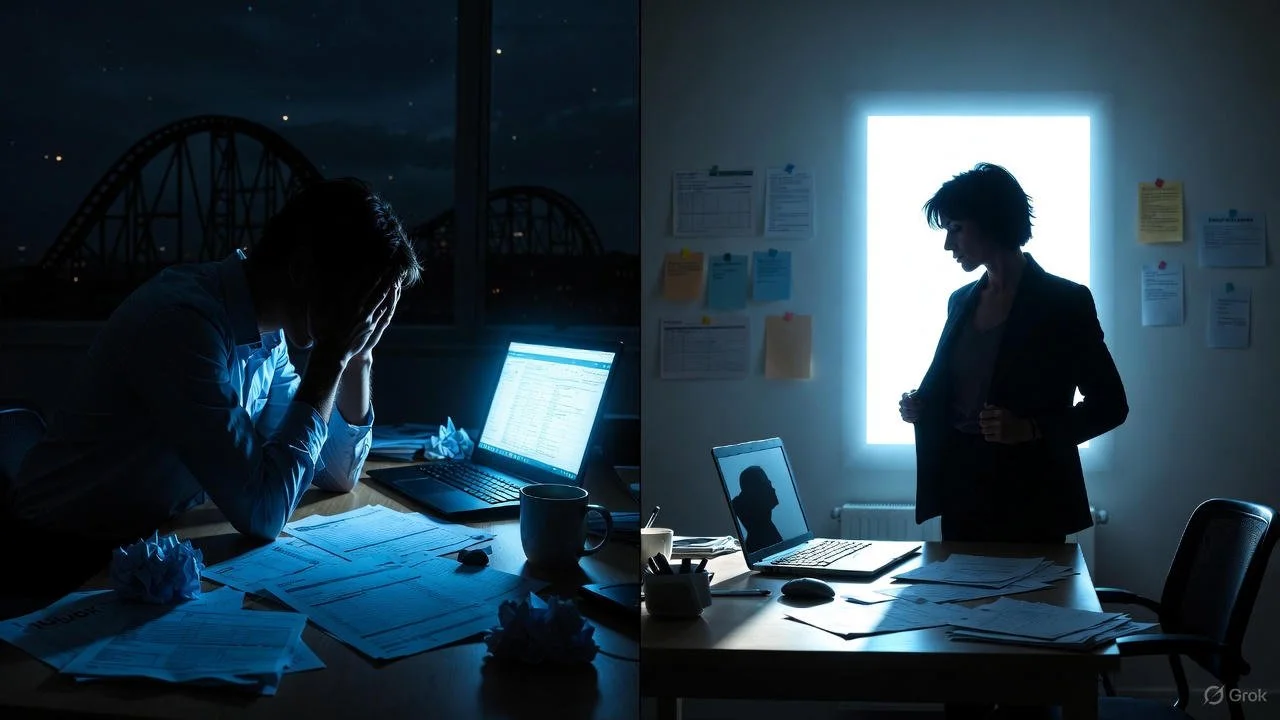 The Entrepreneur Rollercoaster: Nights That Break You, Mornings That Make You