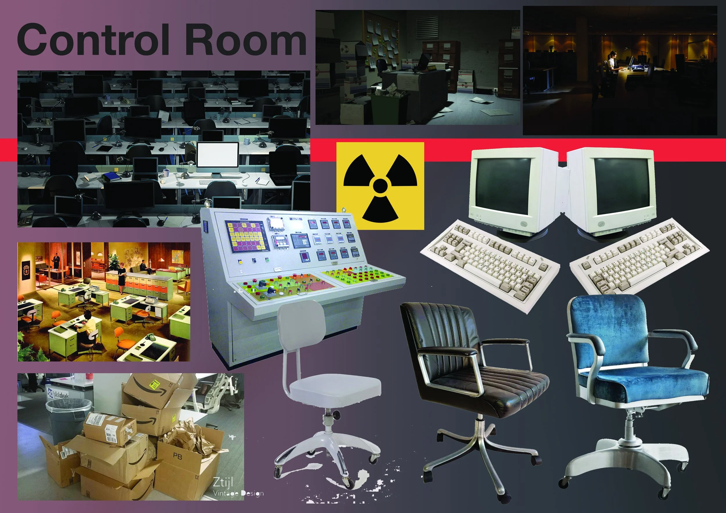 Control Room location mood board