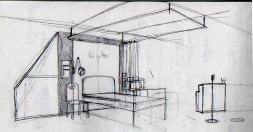 3D sketch of set