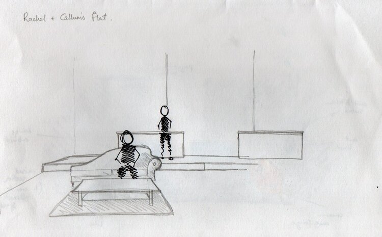 Flat scene layout