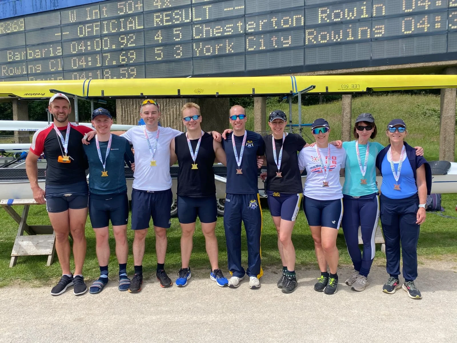 Success at the British Rowing Masters Championships