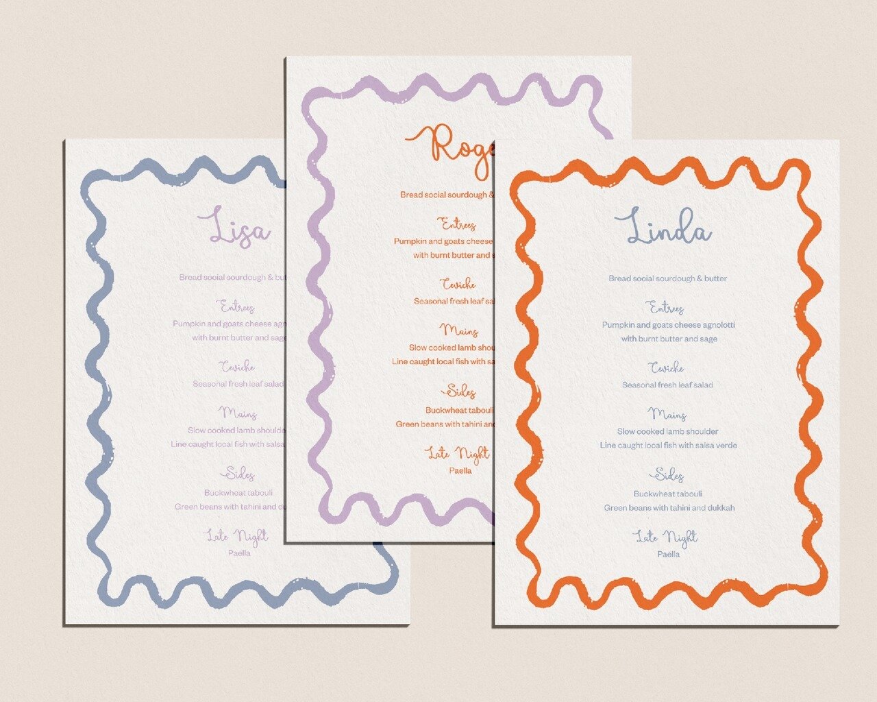 Want to take your girls dinner to the next level? Head to my Etsy shop to get some super cute and equally easy customizable templates 🧡 💫 Link in Bio